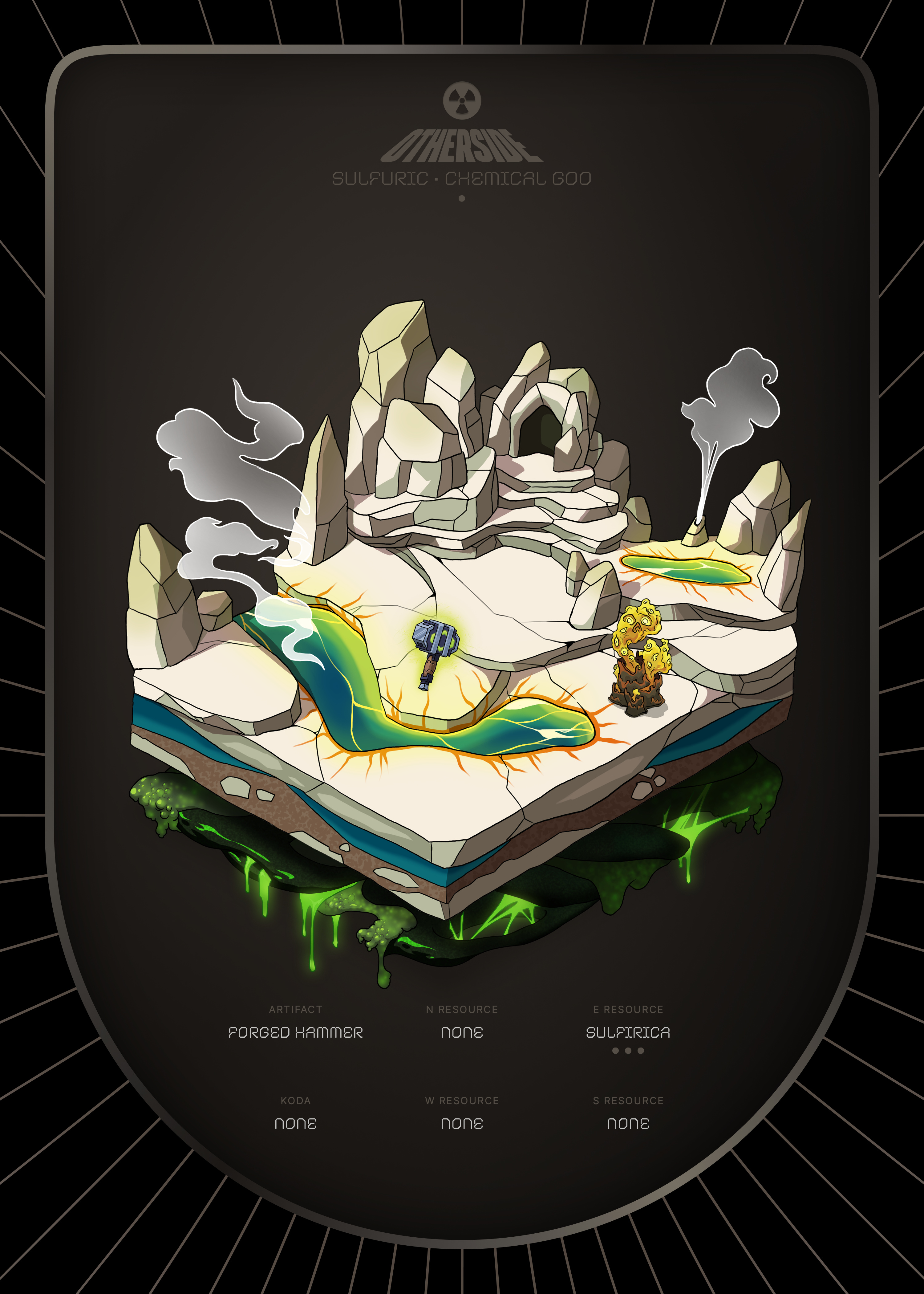 Otherdeed #12775 — Sulfuric