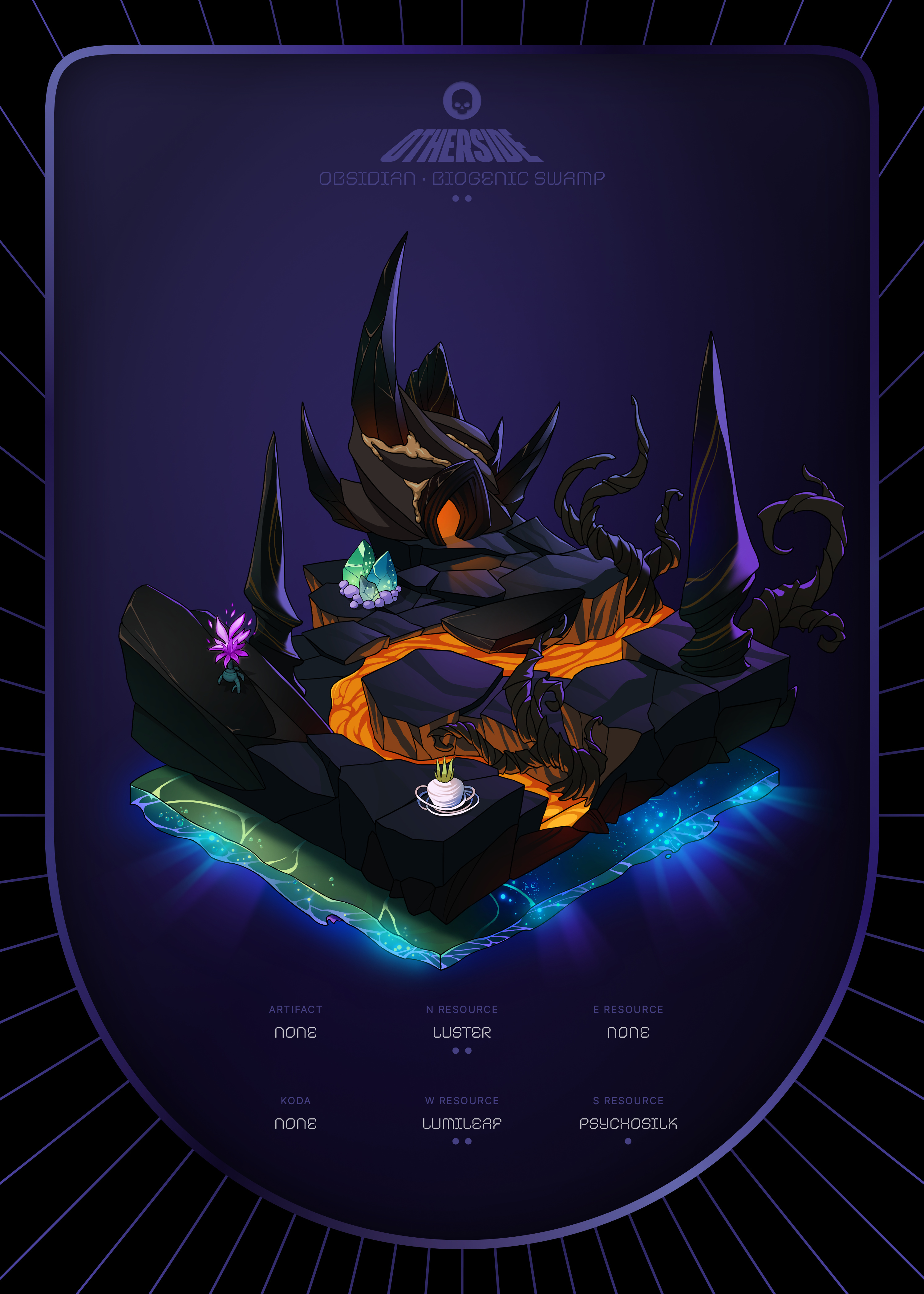 Otherdeed #2242 — Obsidian