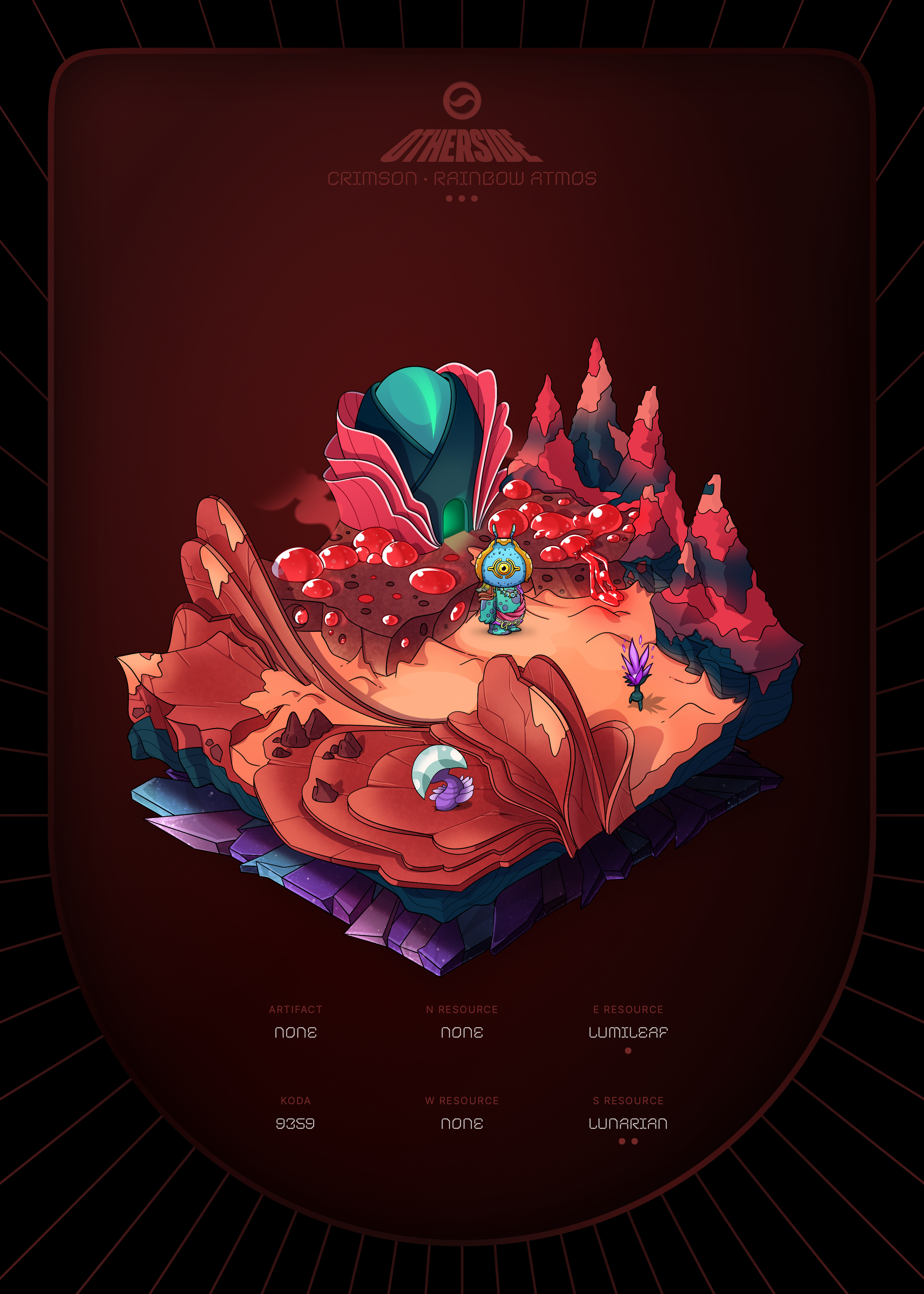 Otherdeed #75738 — Crimson