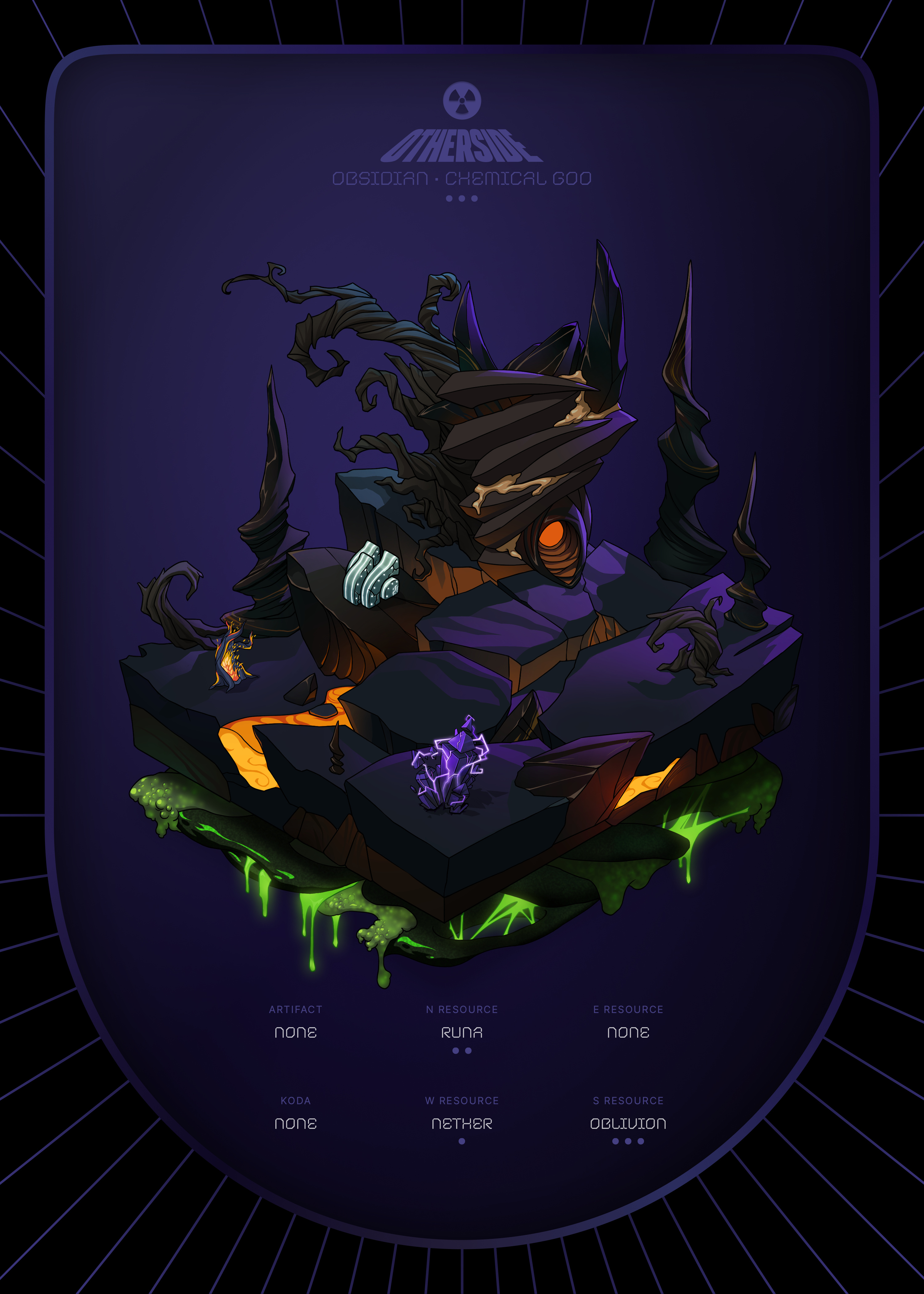 Otherdeed #23418 — Obsidian