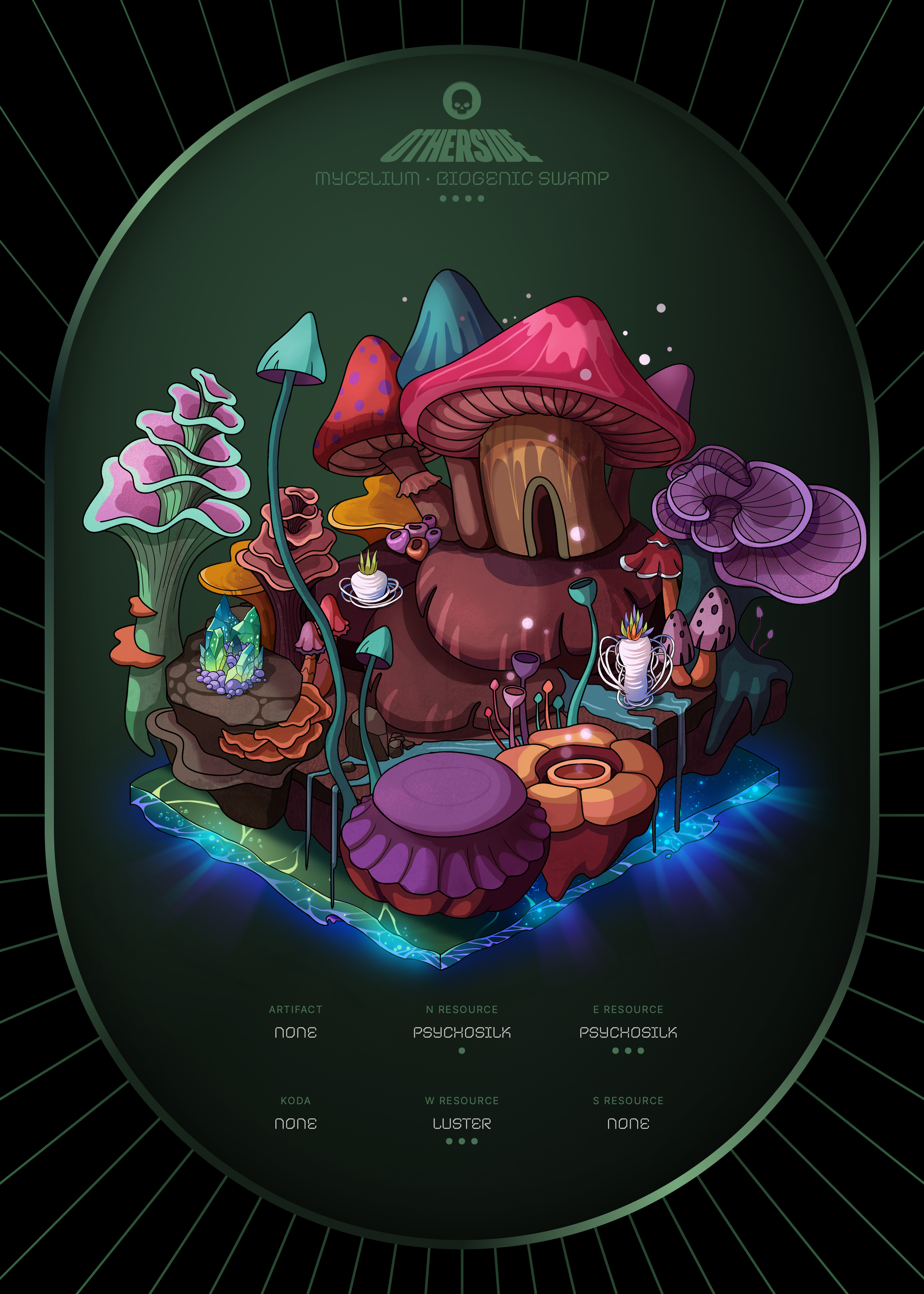 Otherdeed #5150 — Mycelium