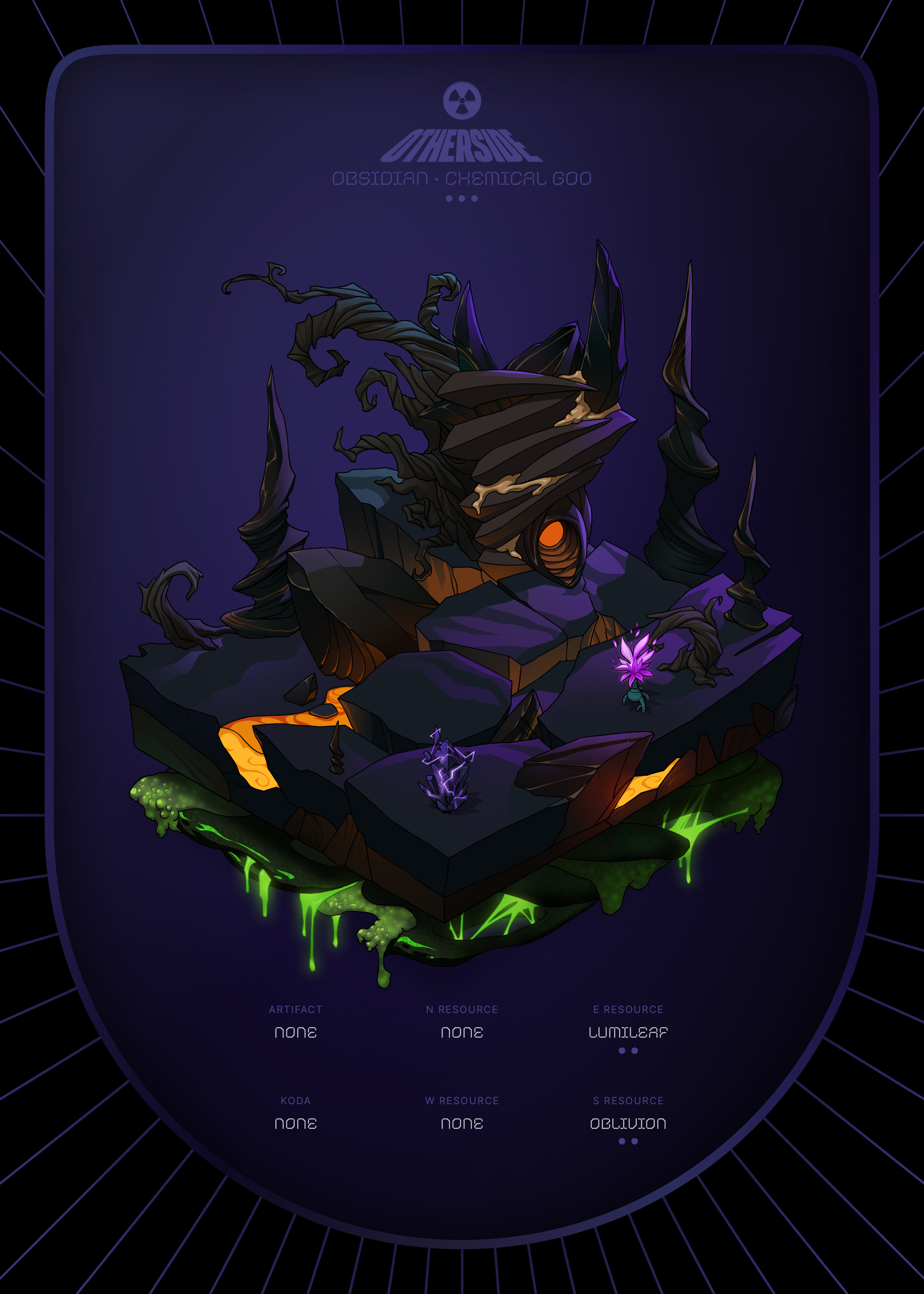 Otherdeed #20292 — Obsidian