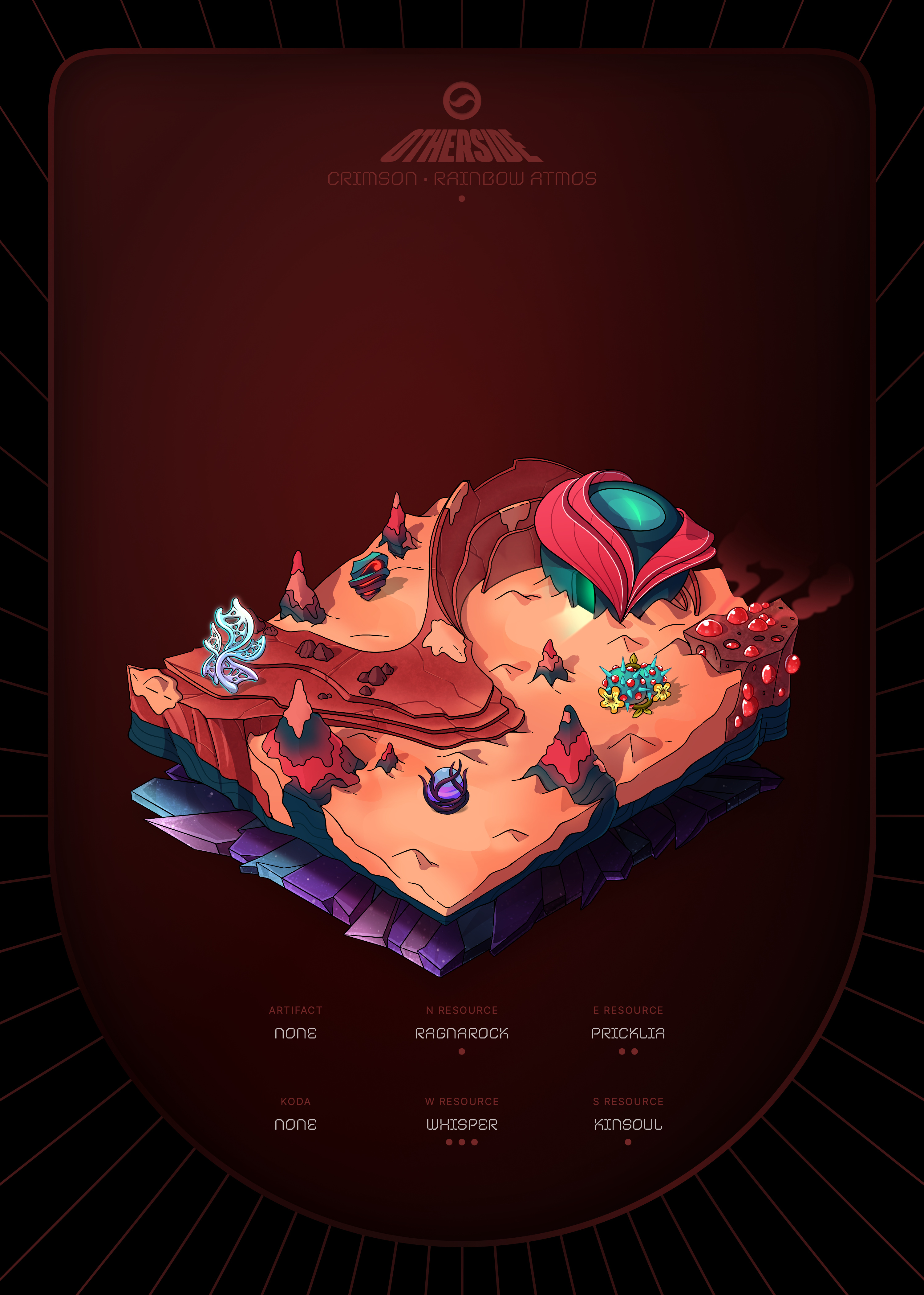 Otherdeed #67605 — Crimson