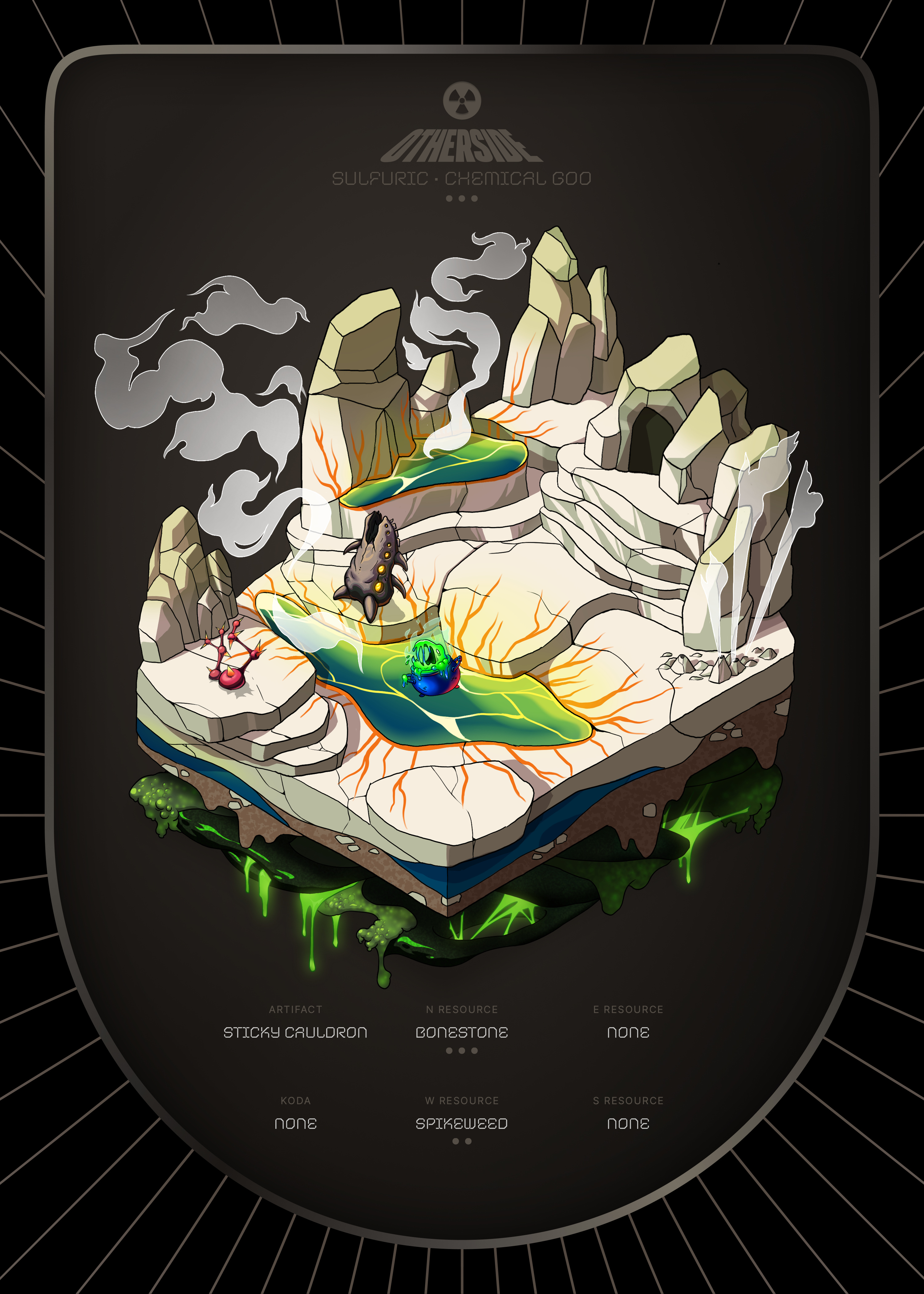 Otherdeed #25296 — Sulfuric