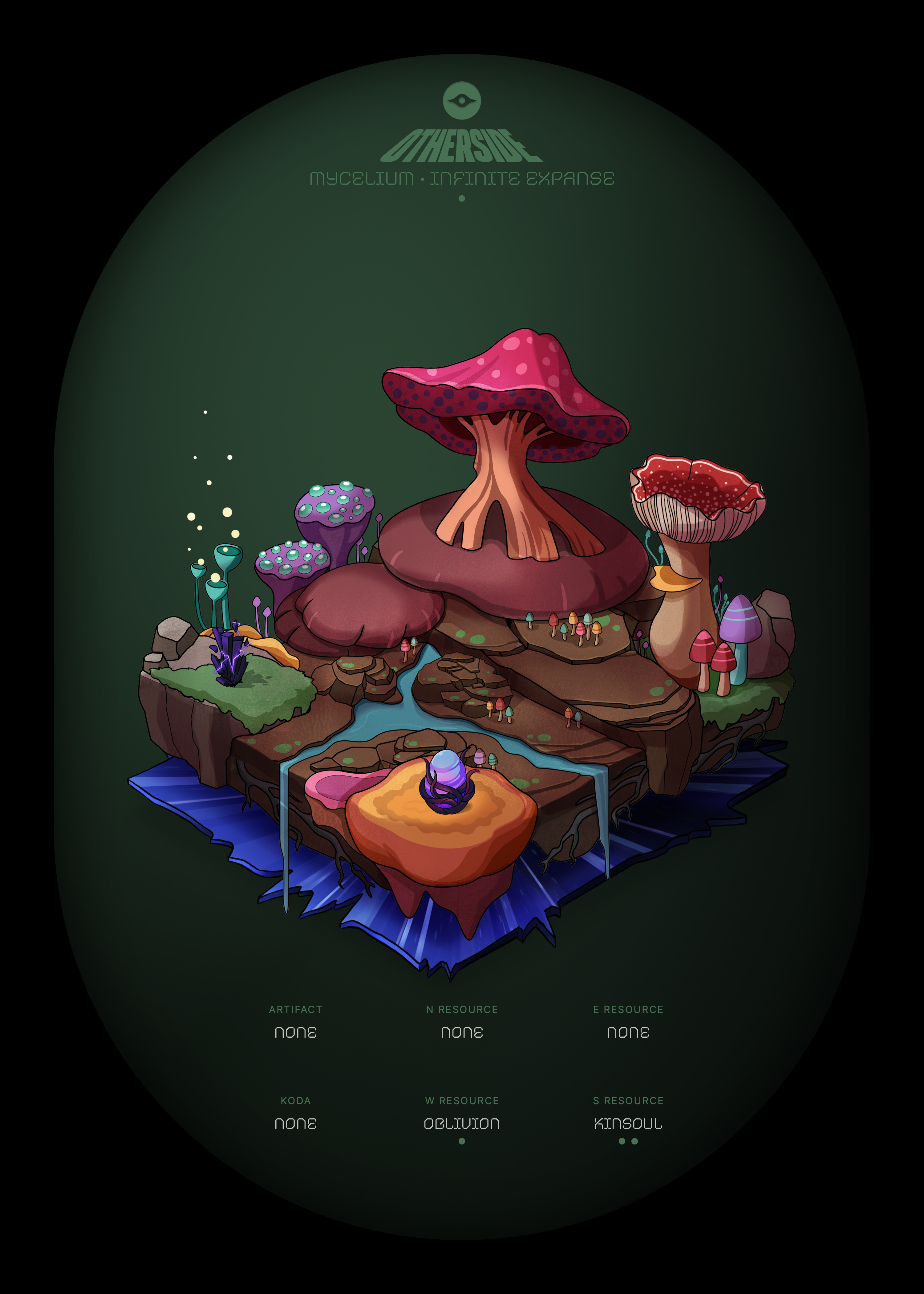 Otherdeed #59393 — Mycelium