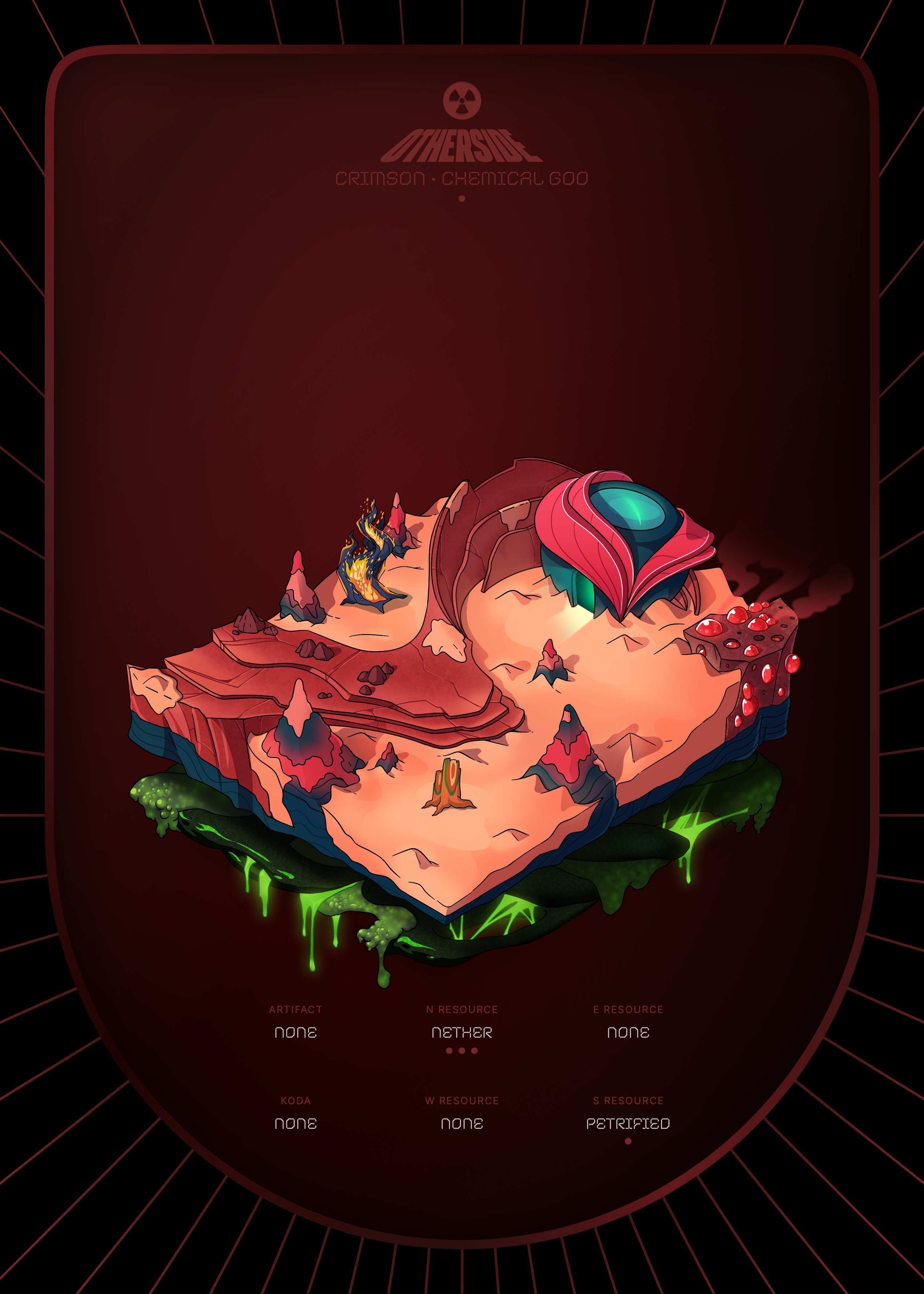 Otherdeed #13844 — Crimson