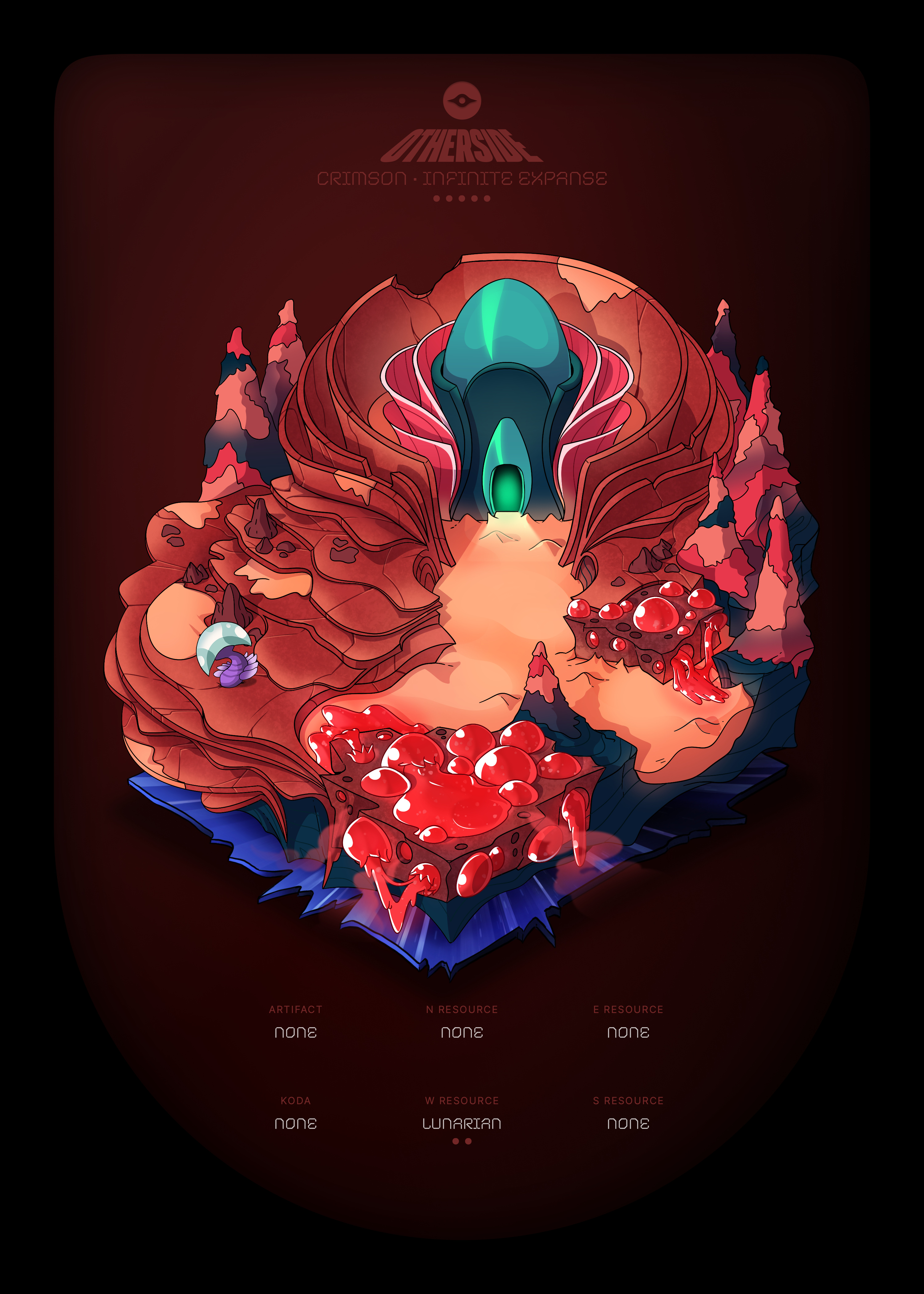 Otherdeed #57621 — Crimson