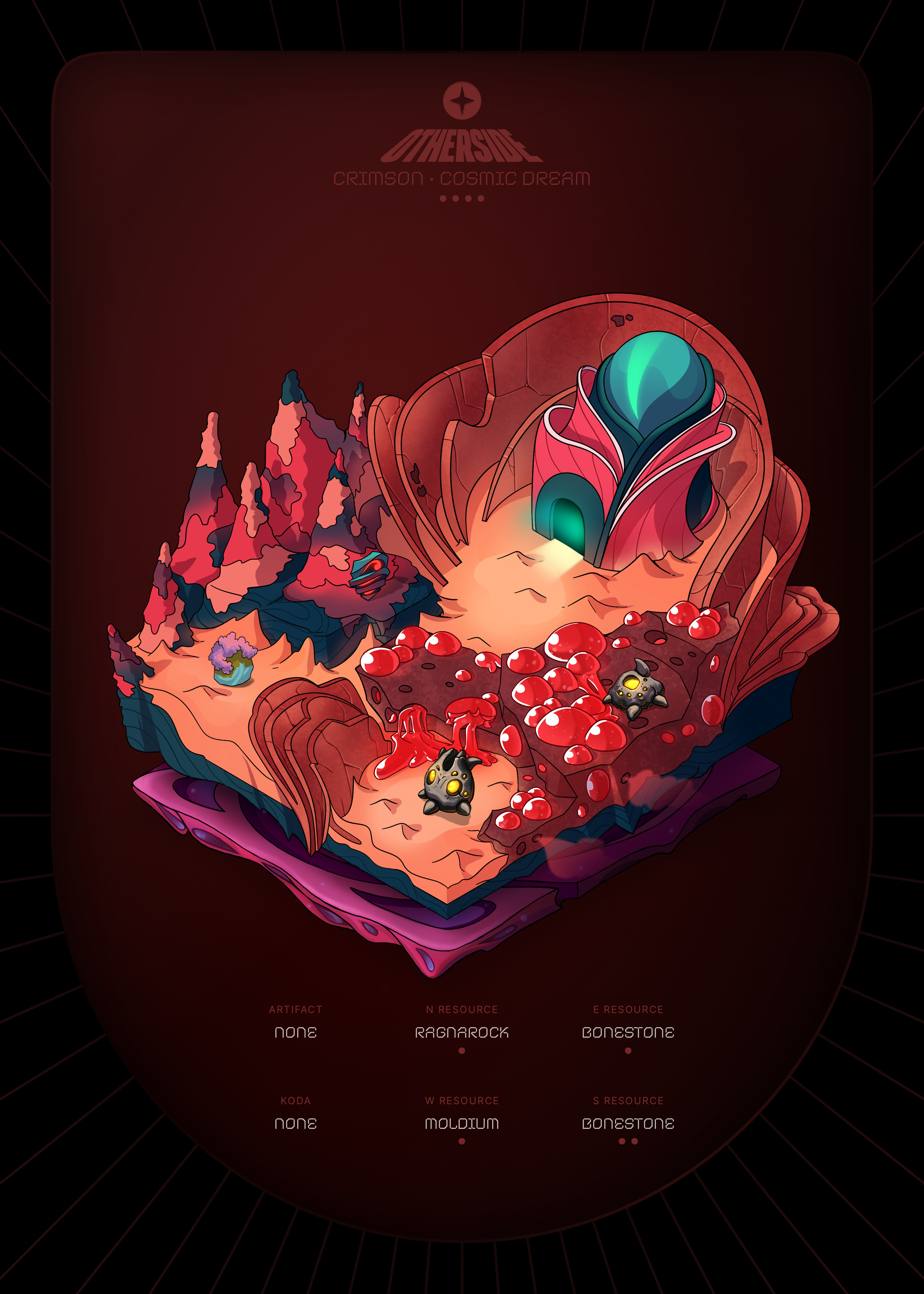 Otherdeed #37615 — Crimson