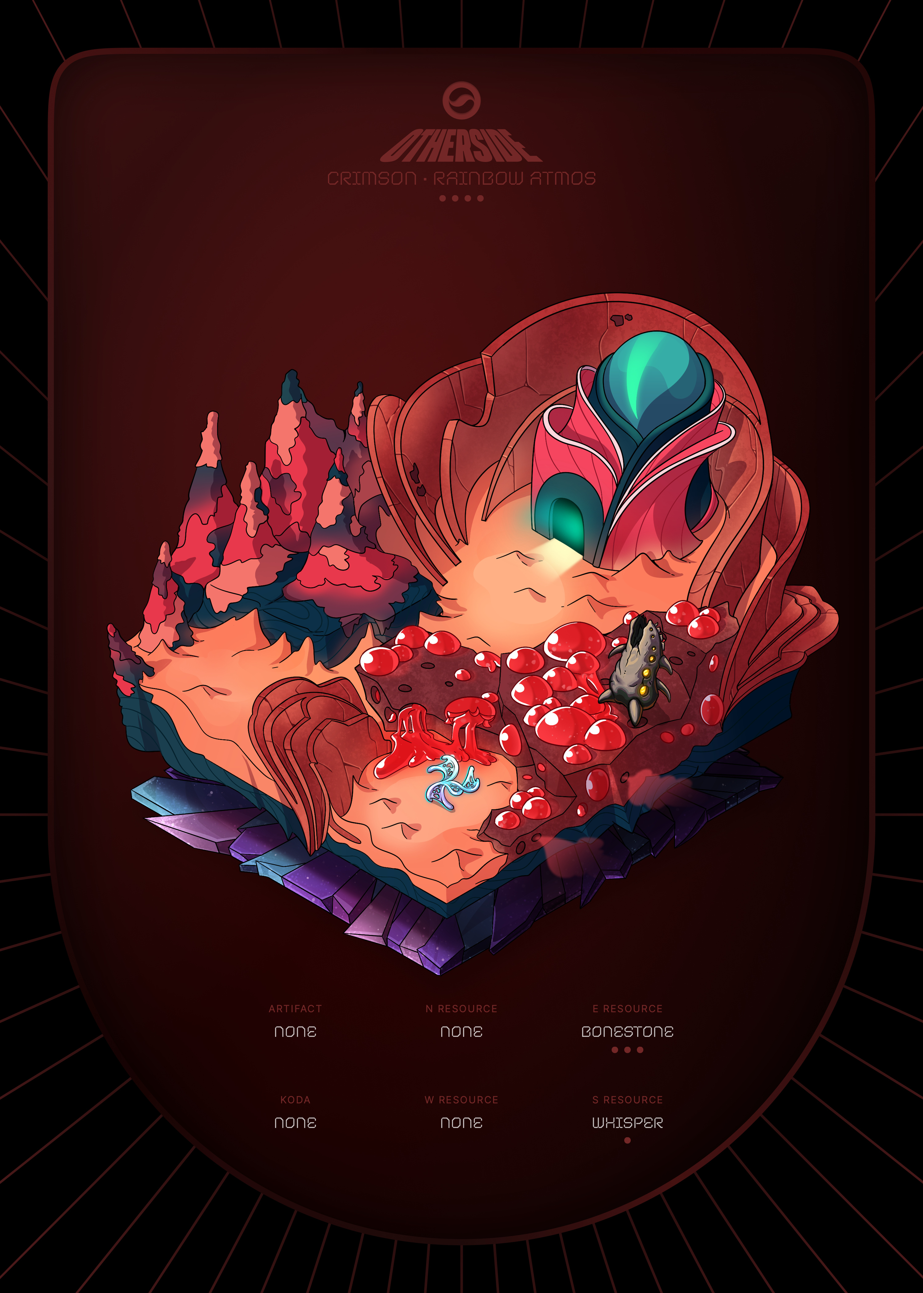 Otherdeed #79295 — Crimson