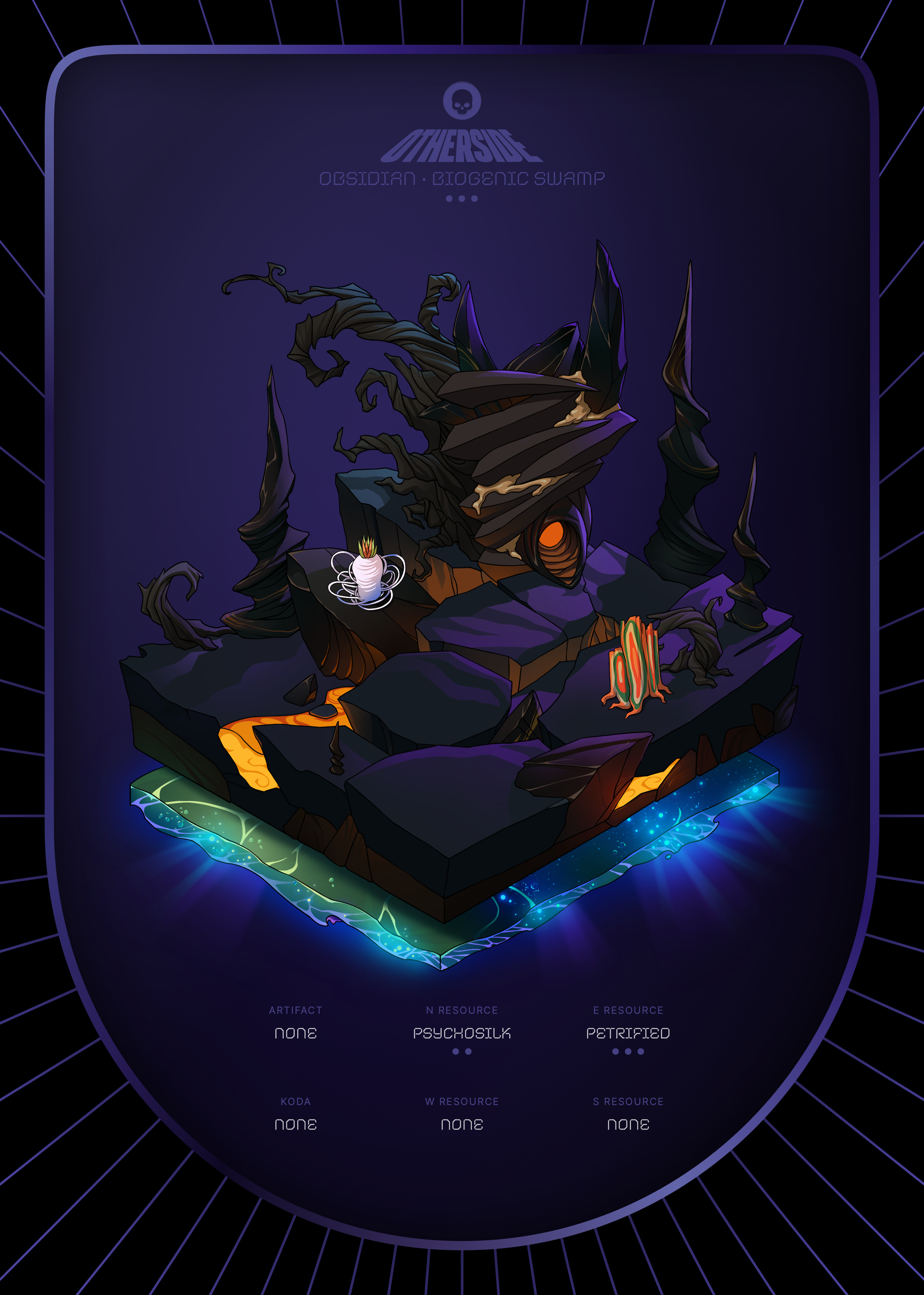 Otherdeed #4715 — Obsidian