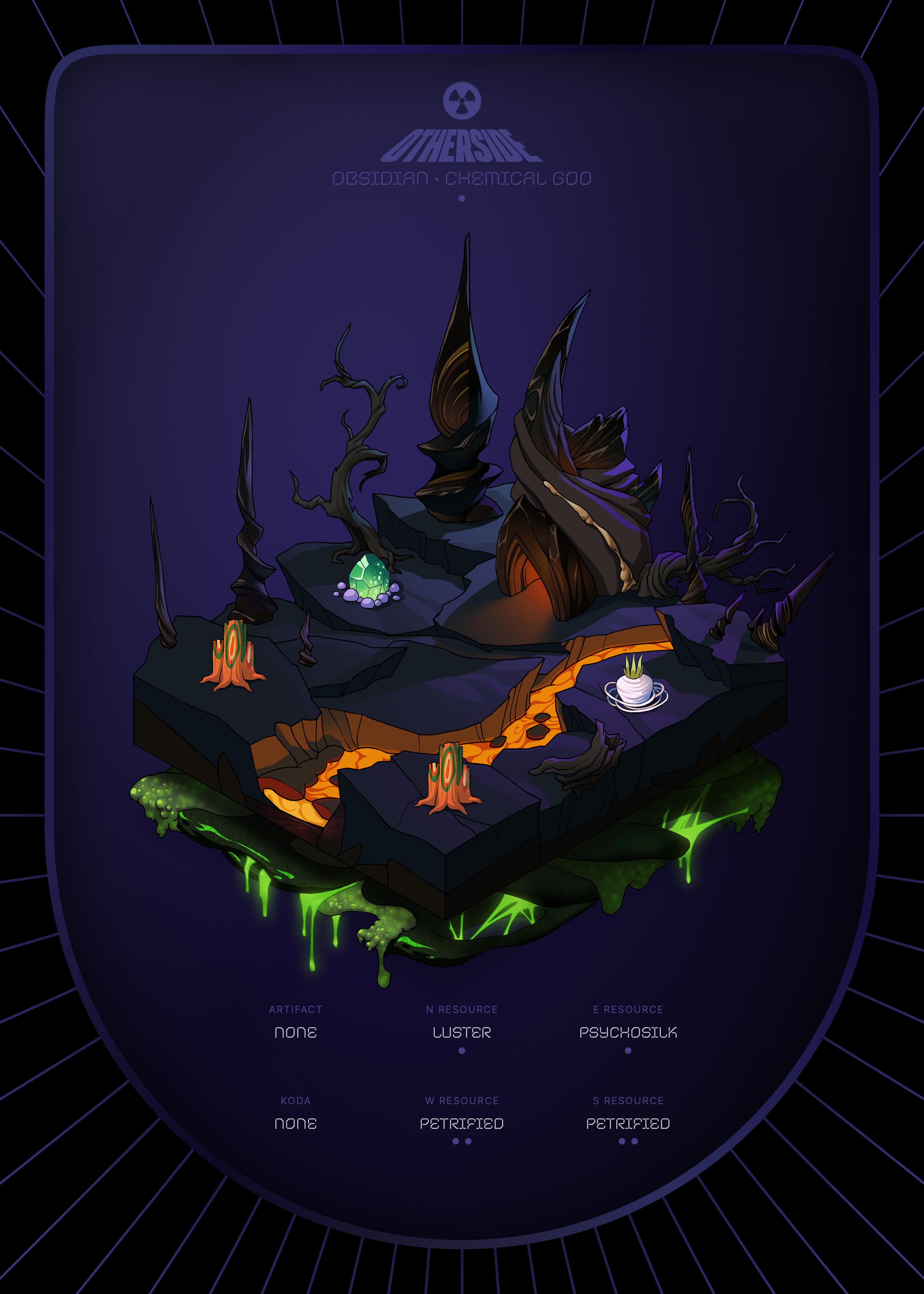 Otherdeed #11266 — Obsidian