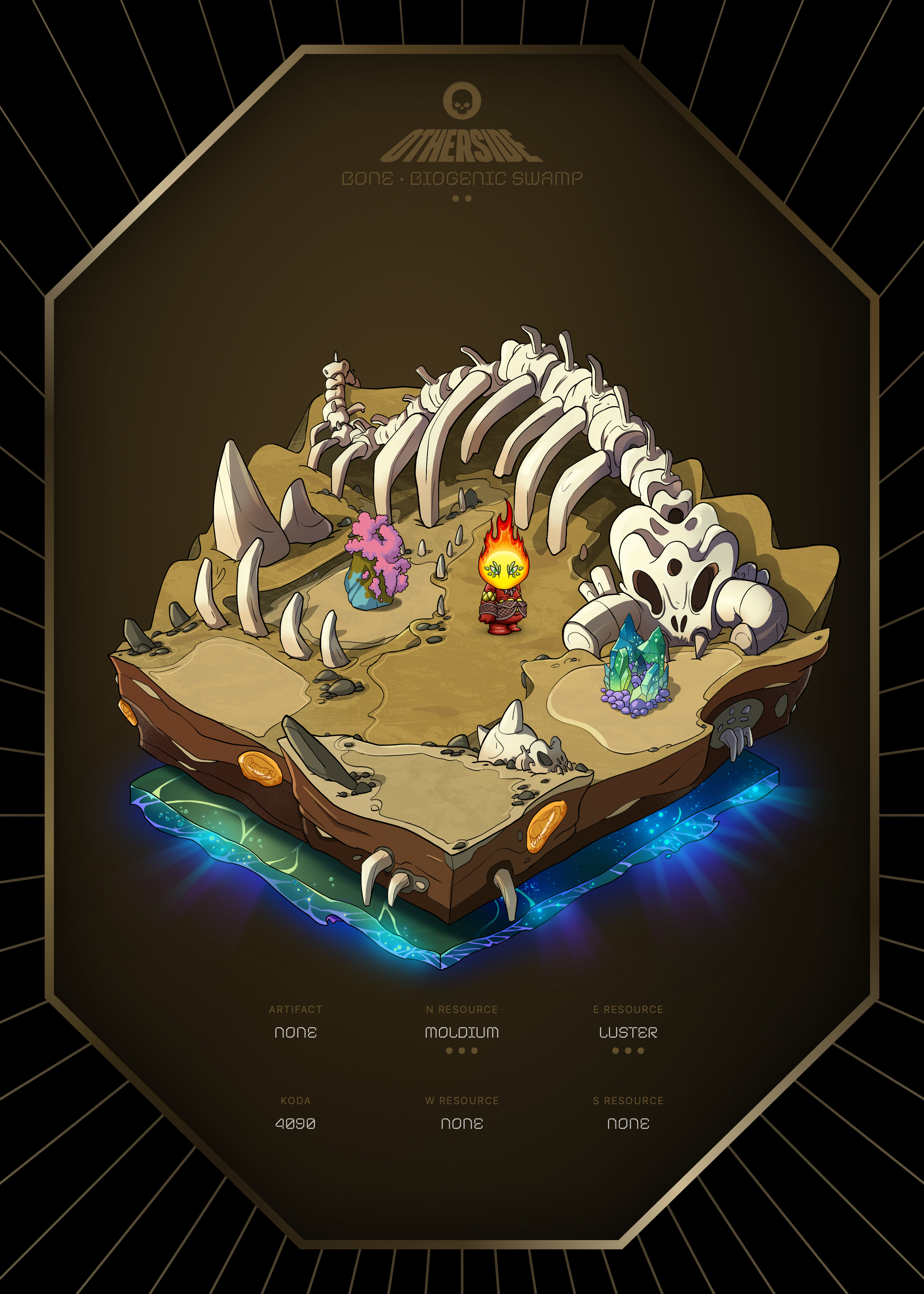 Otherdeed #3843 — Bone