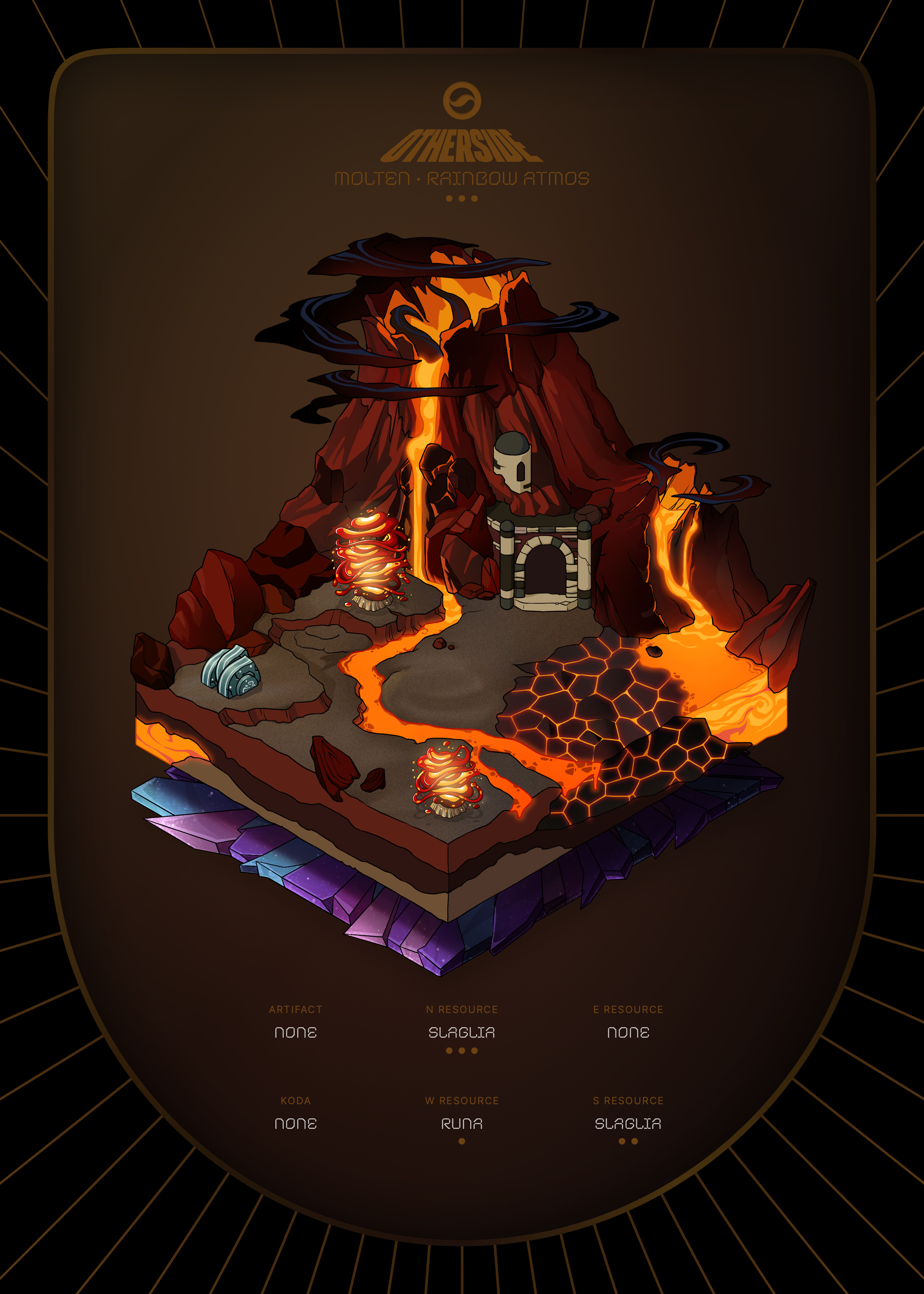 Otherdeed #77111 — Molten