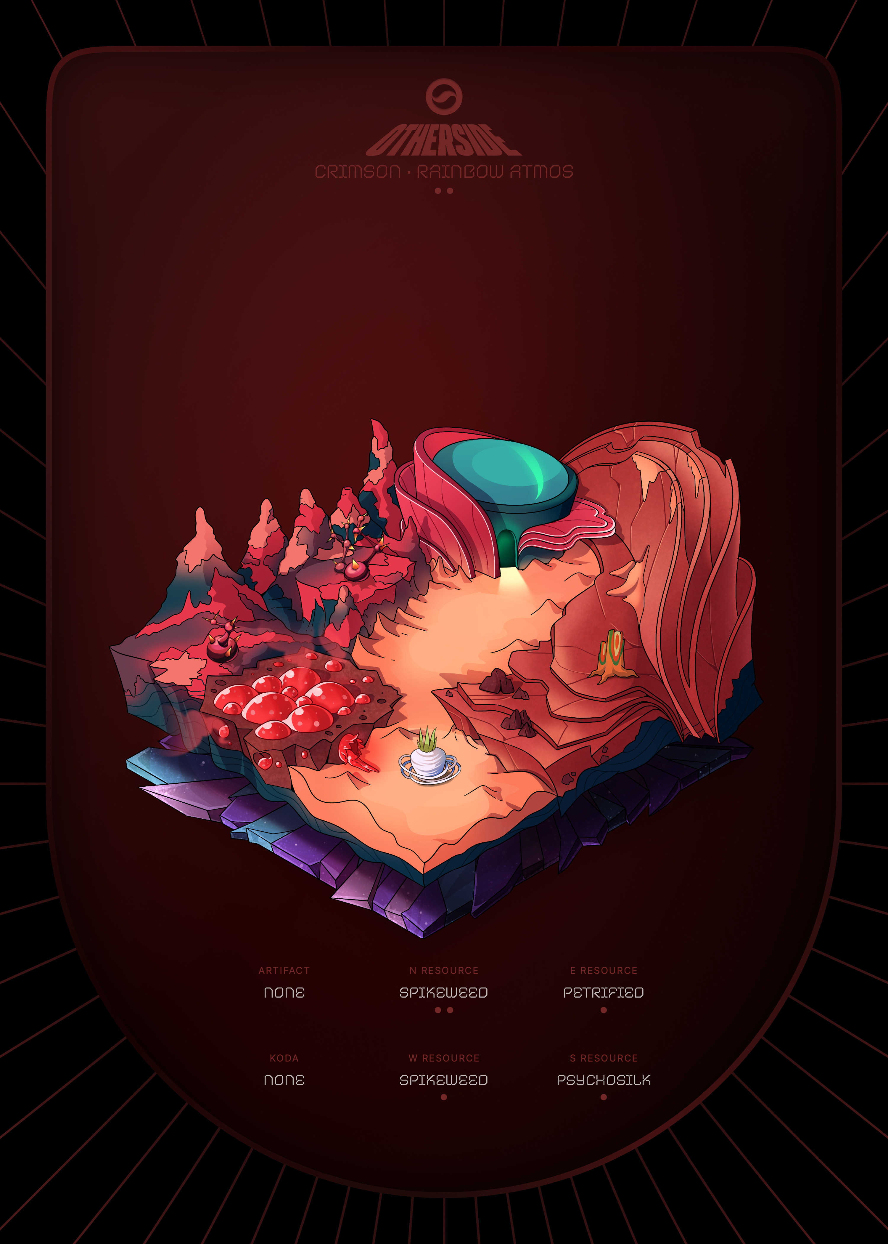 Otherdeed #66524 — Crimson