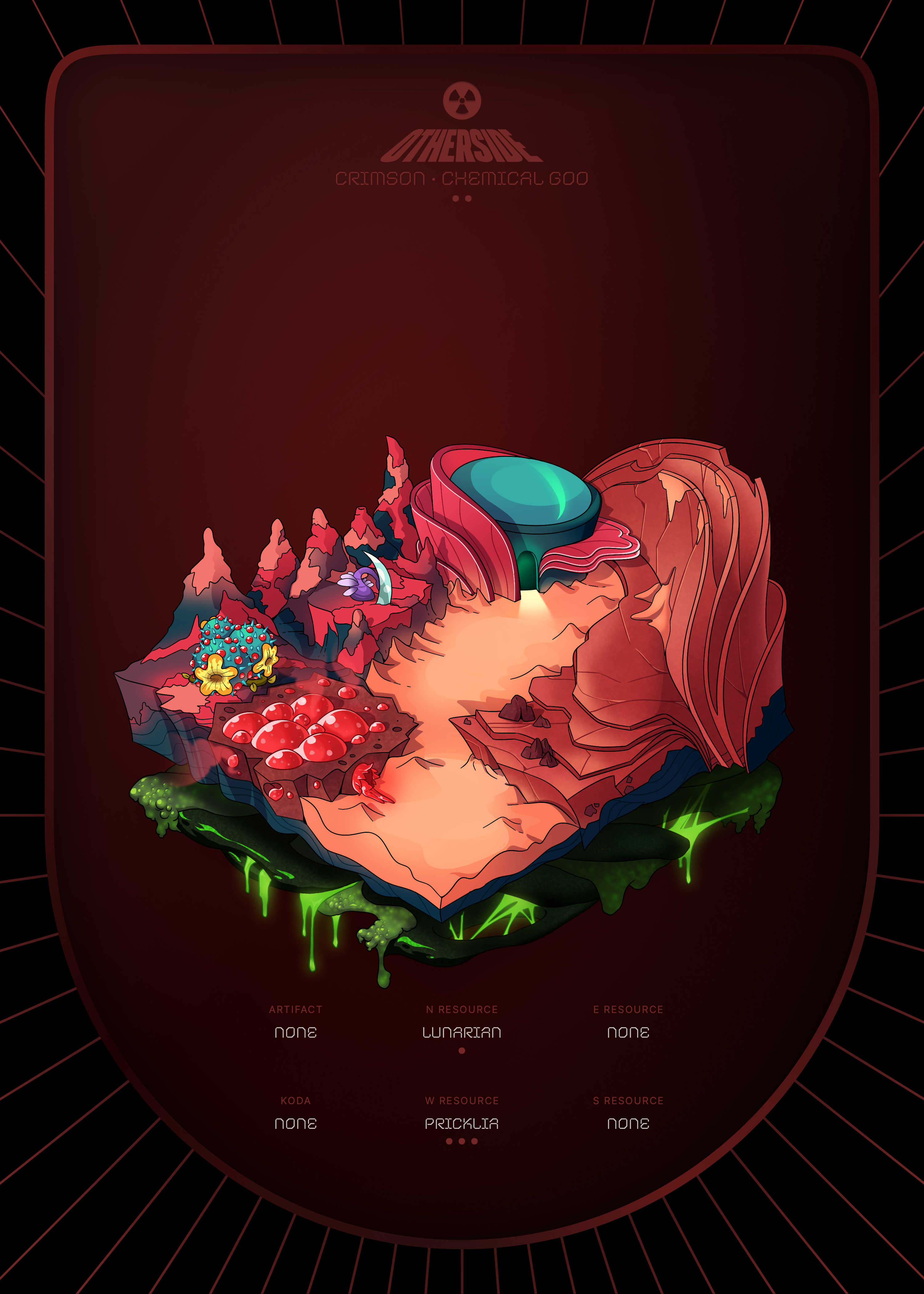 Otherdeed #19466 — Crimson