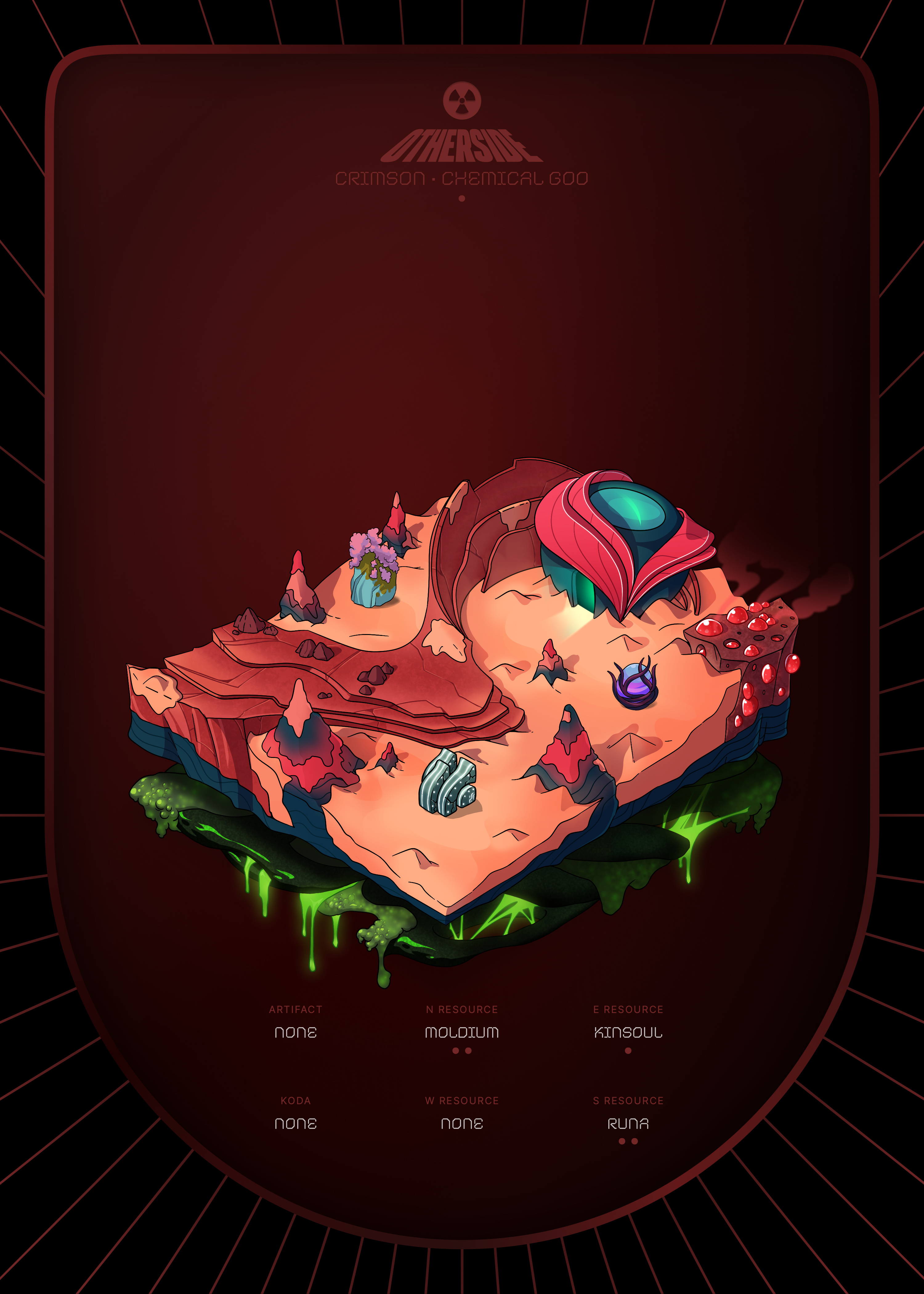 Otherdeed #24444 — Crimson