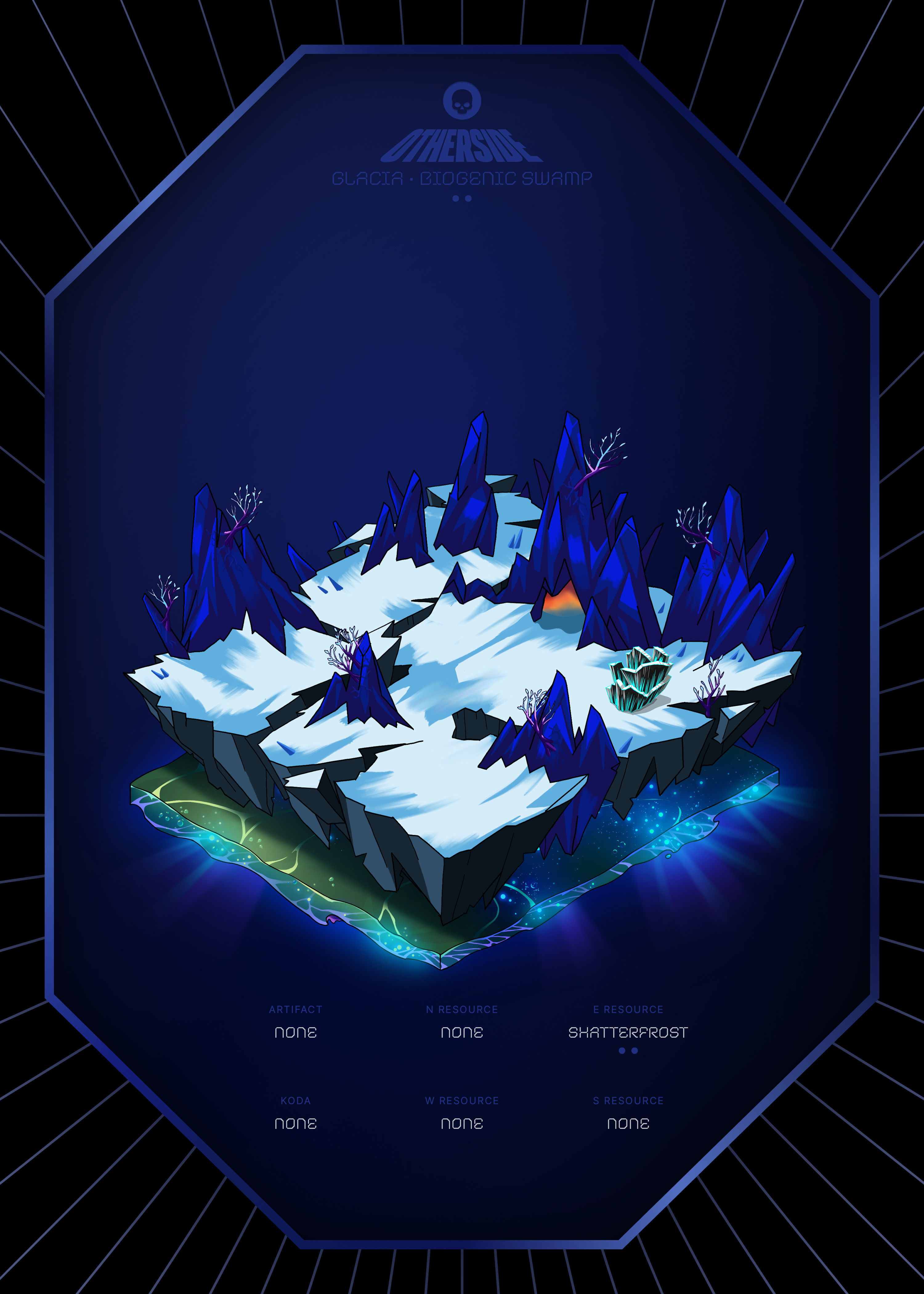 Otherdeed #3809 — Glacia