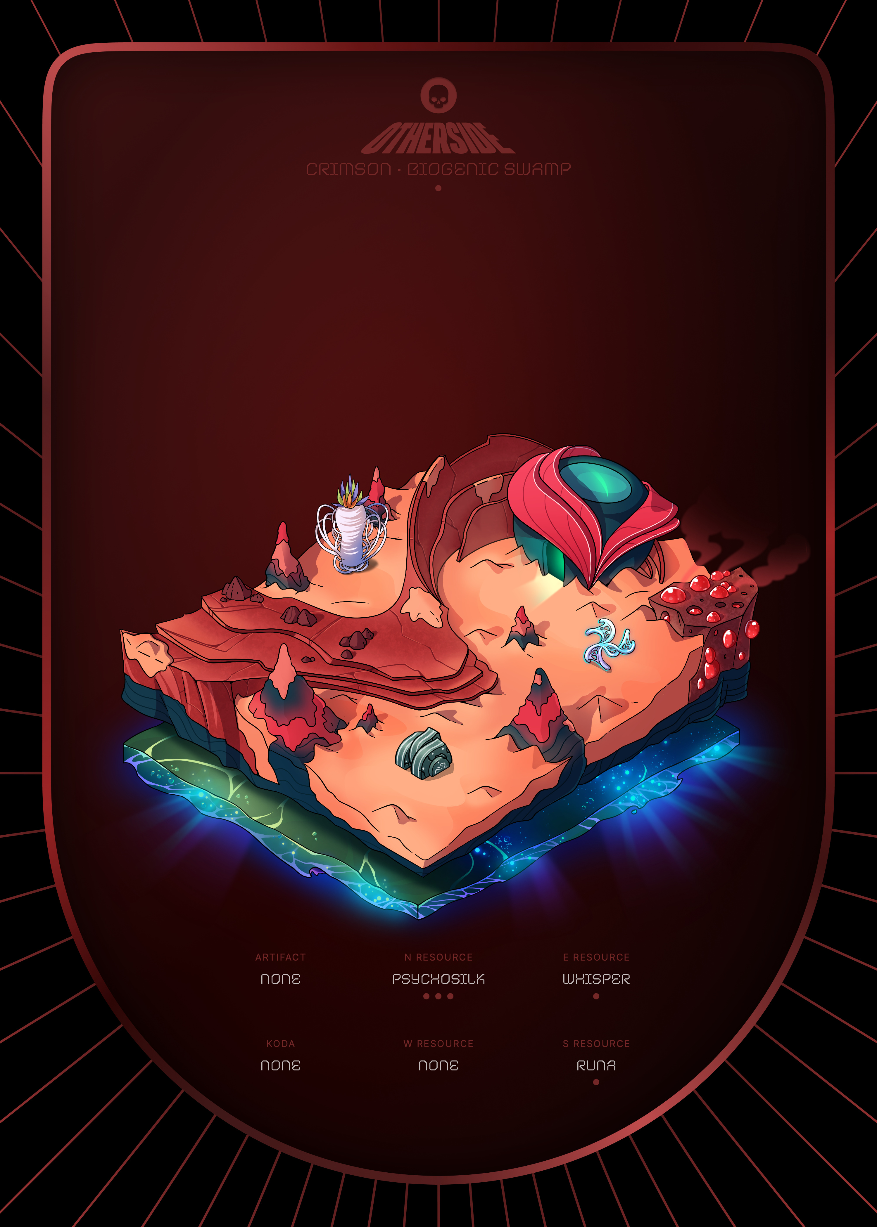 Otherdeed #1163 — Crimson