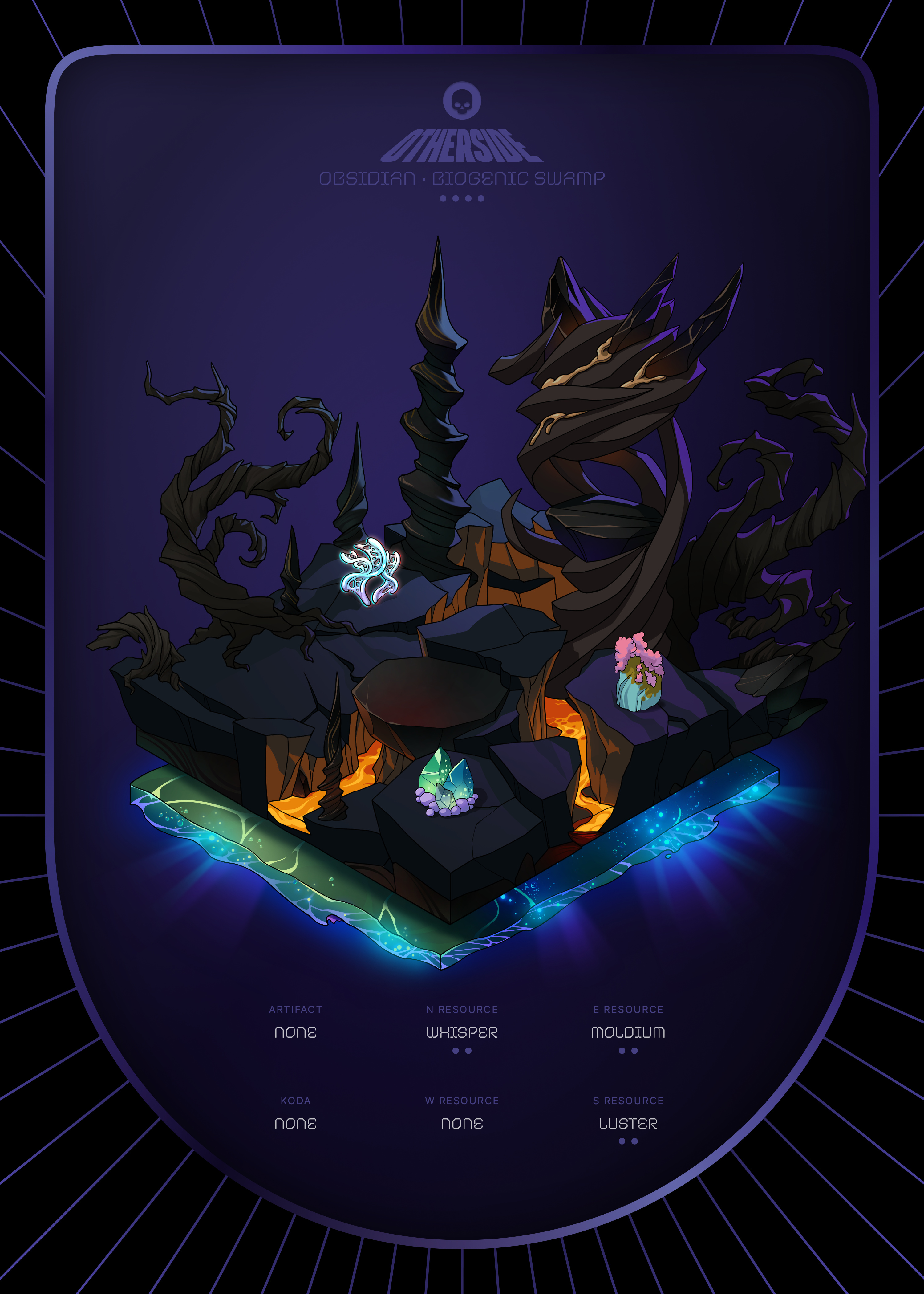 Otherdeed #6992 — Obsidian
