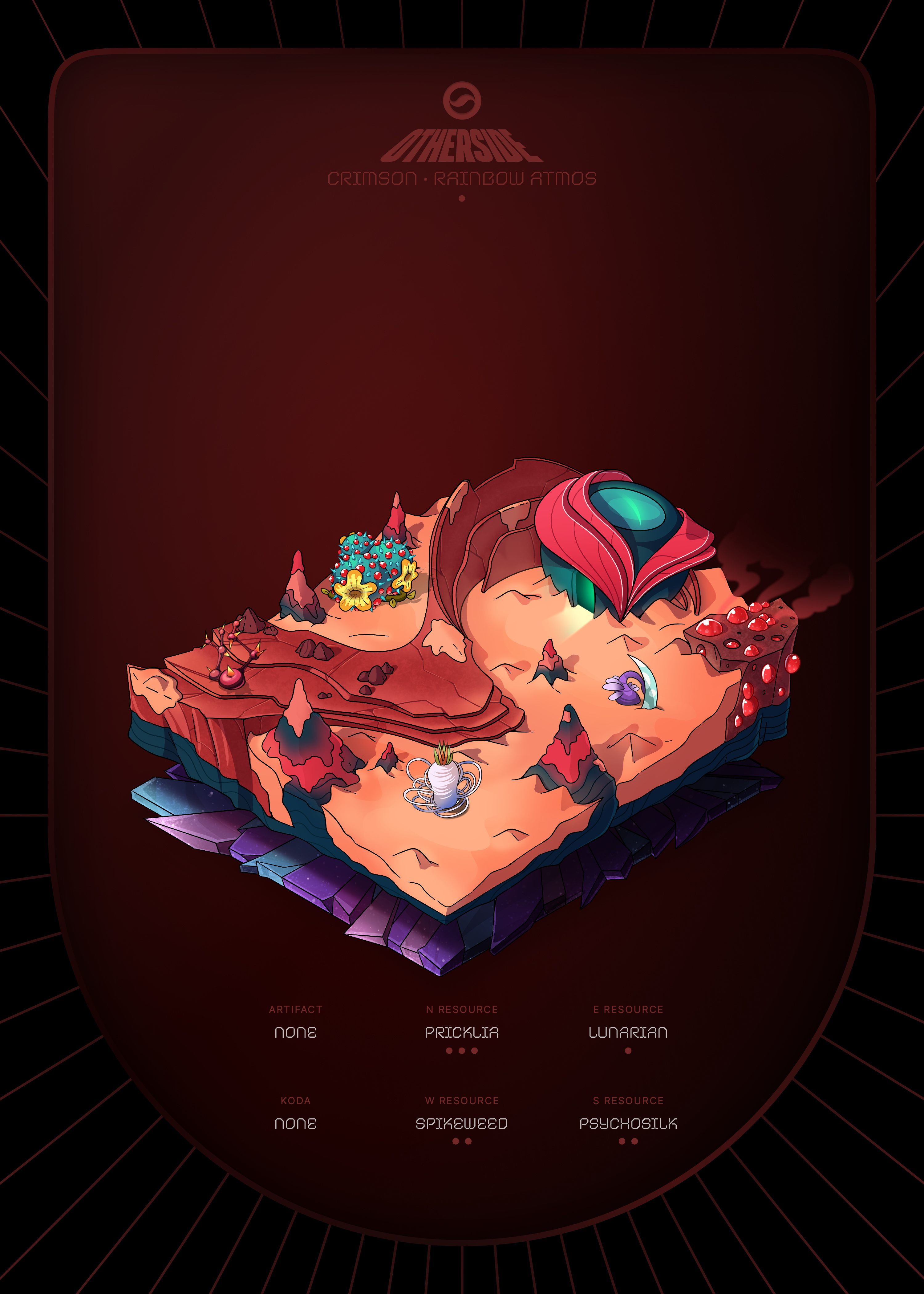 Otherdeed #83509 — Crimson