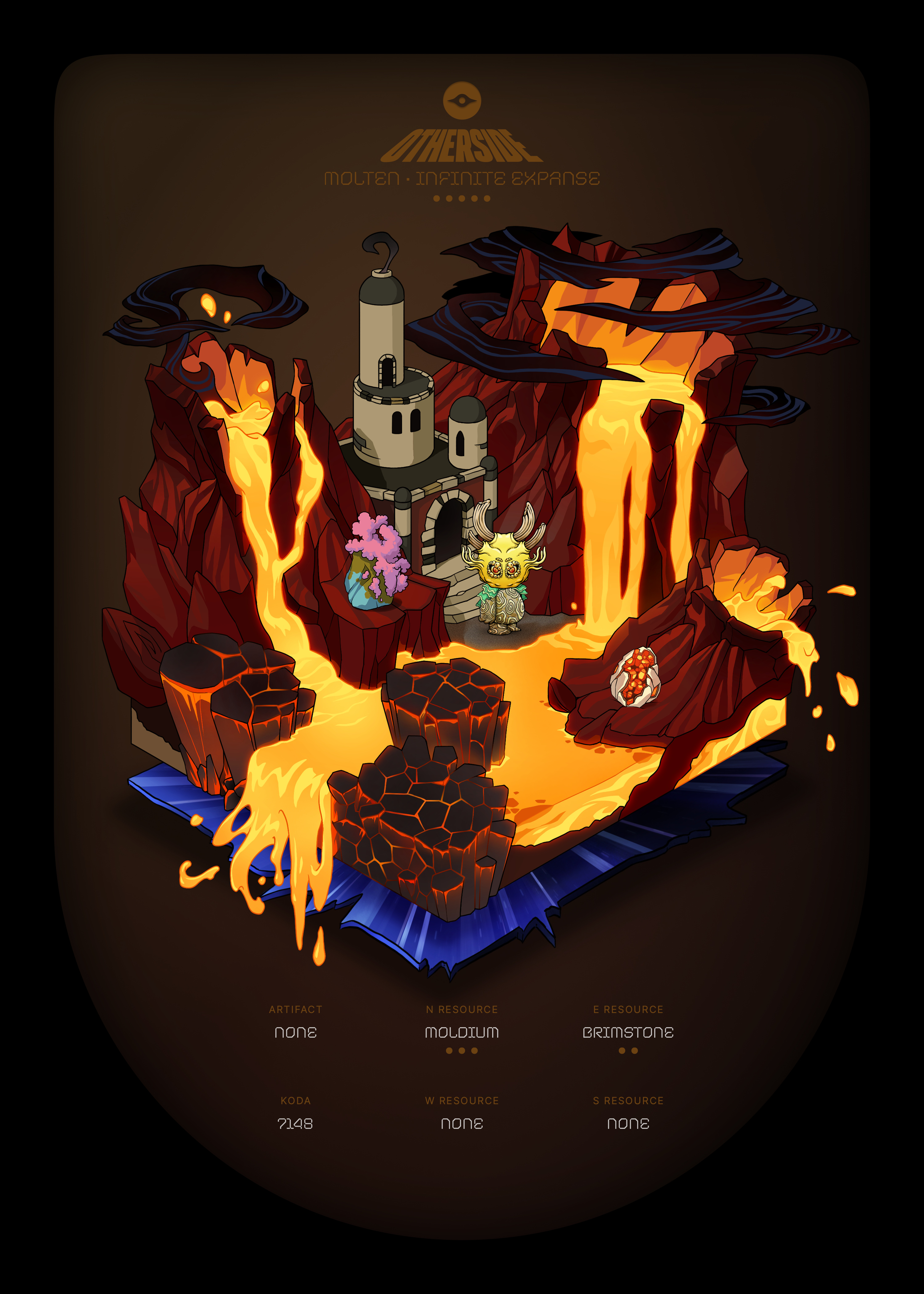 Otherdeed #59649 — Molten