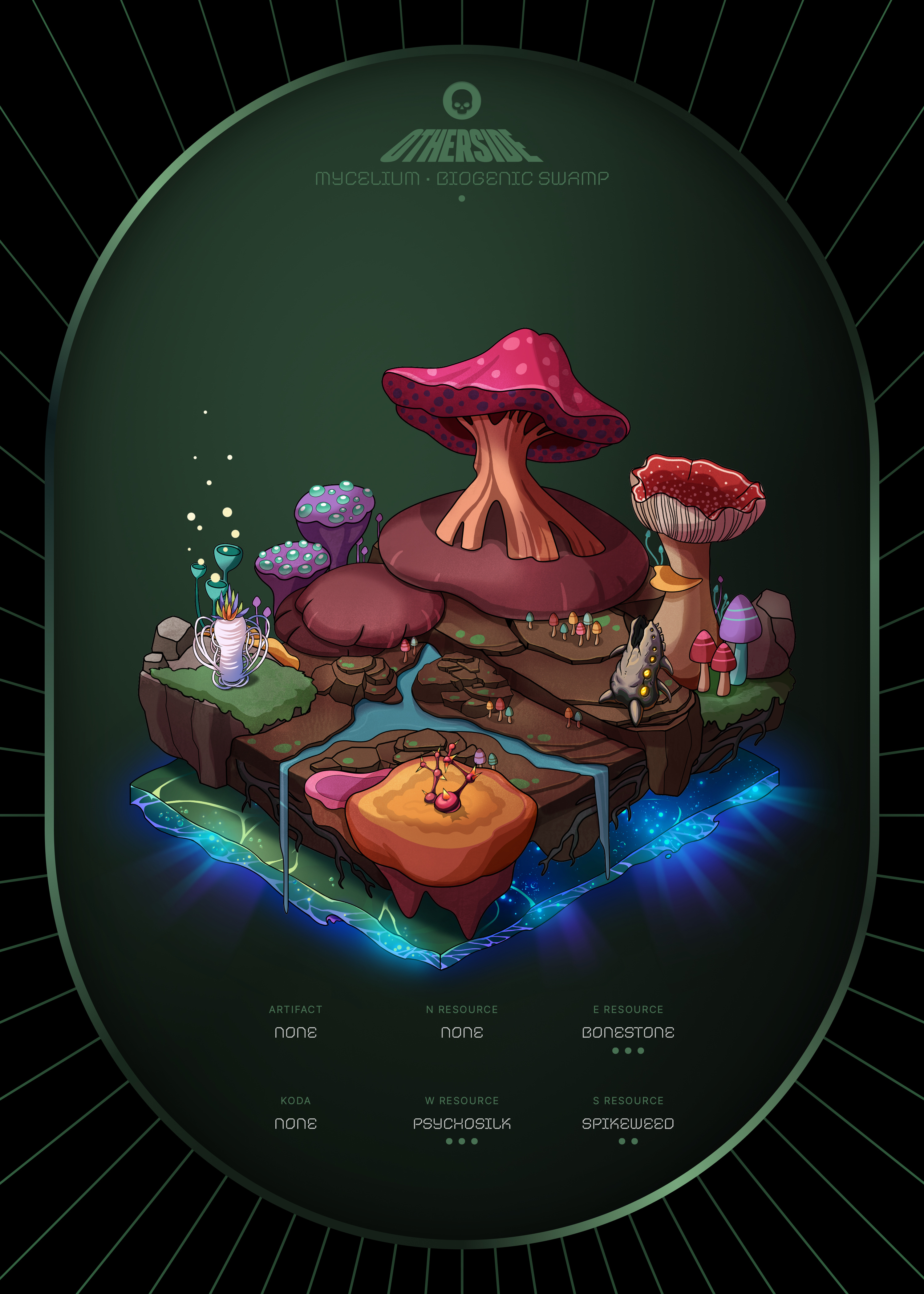 Otherdeed #6544 — Mycelium