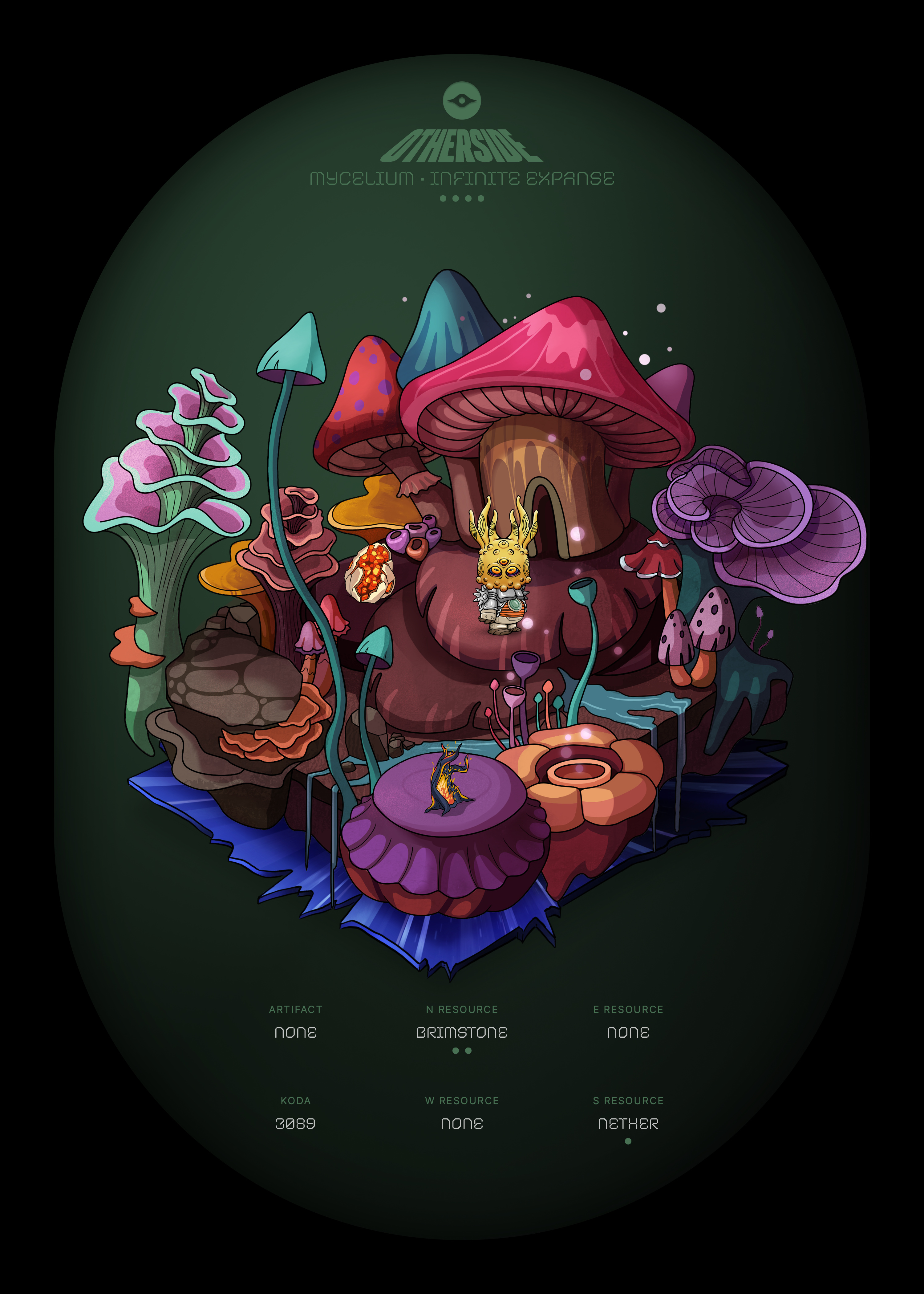 Otherdeed #47388 — Mycelium