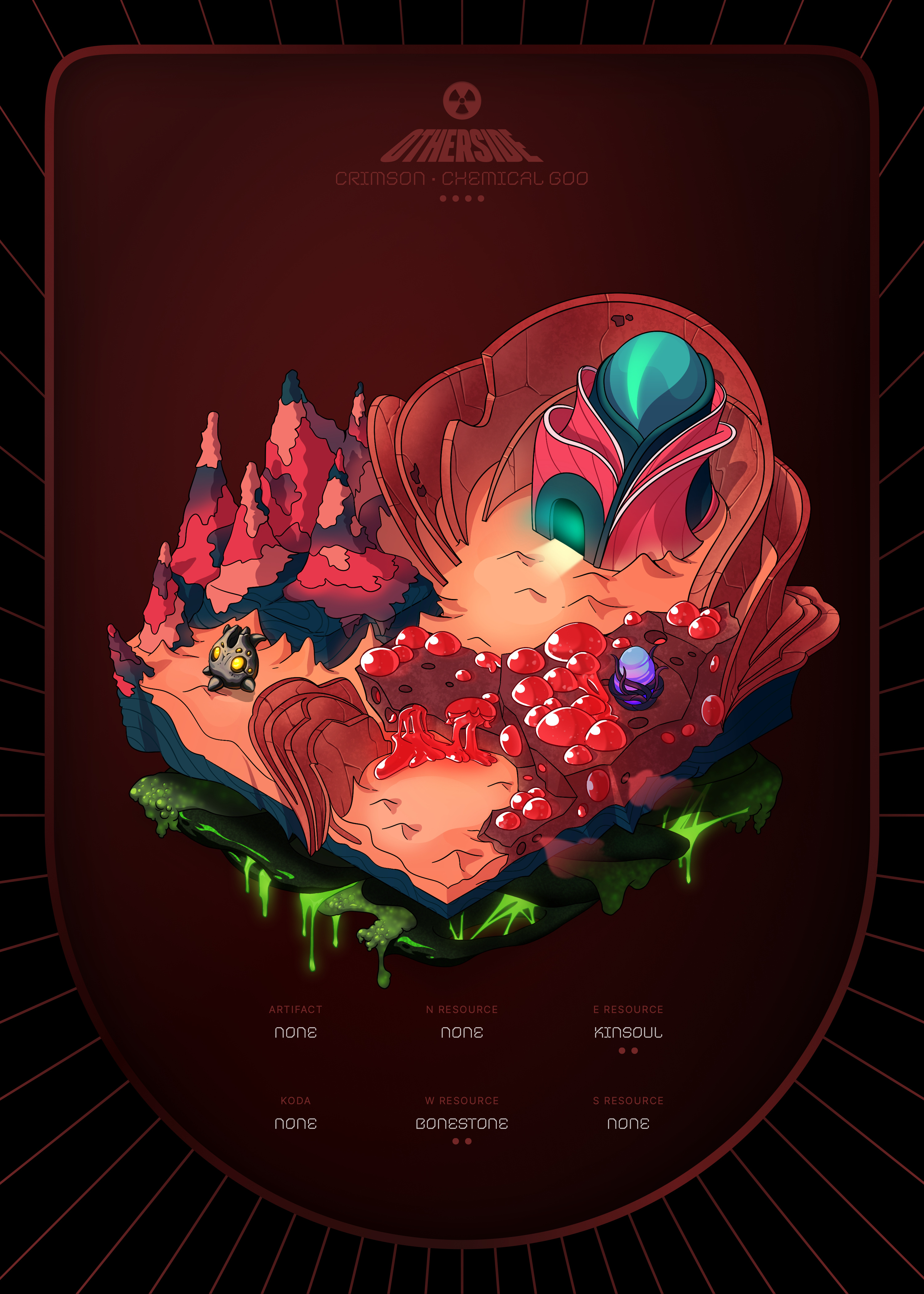 Otherdeed #17796 — Crimson