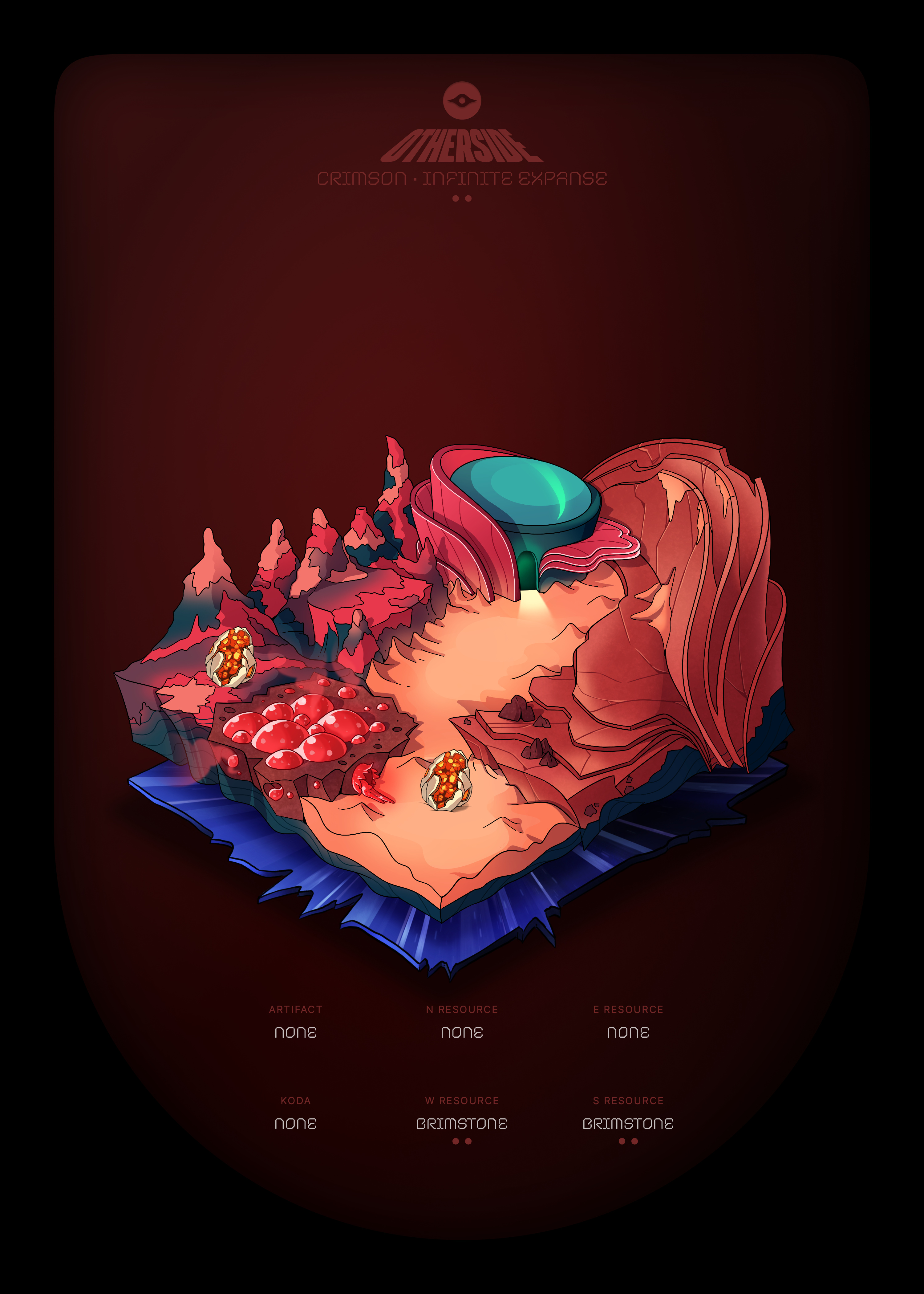 Otherdeed #50969 — Crimson