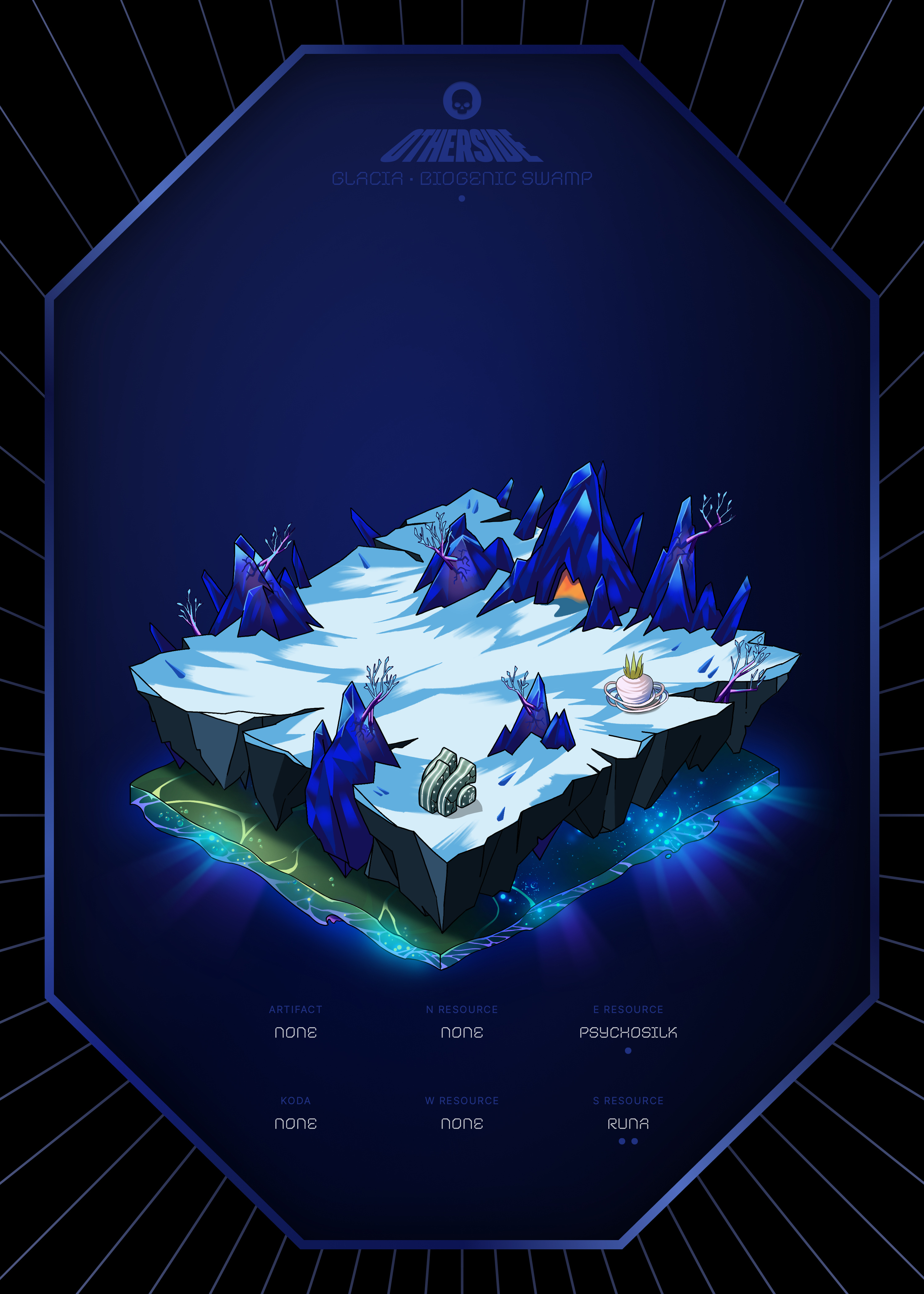 Otherdeed #2044 — Glacia