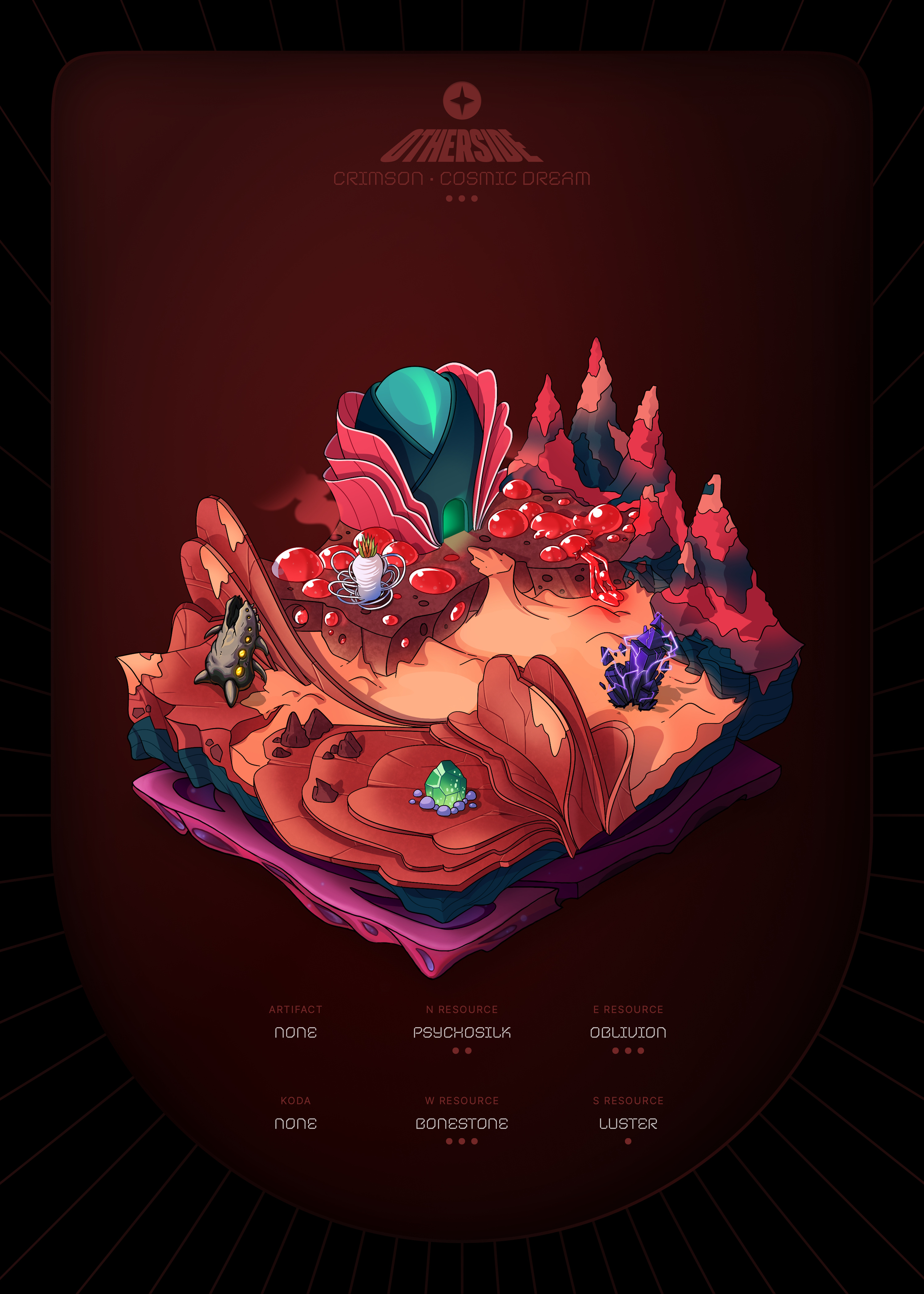 Otherdeed #96095 — Crimson