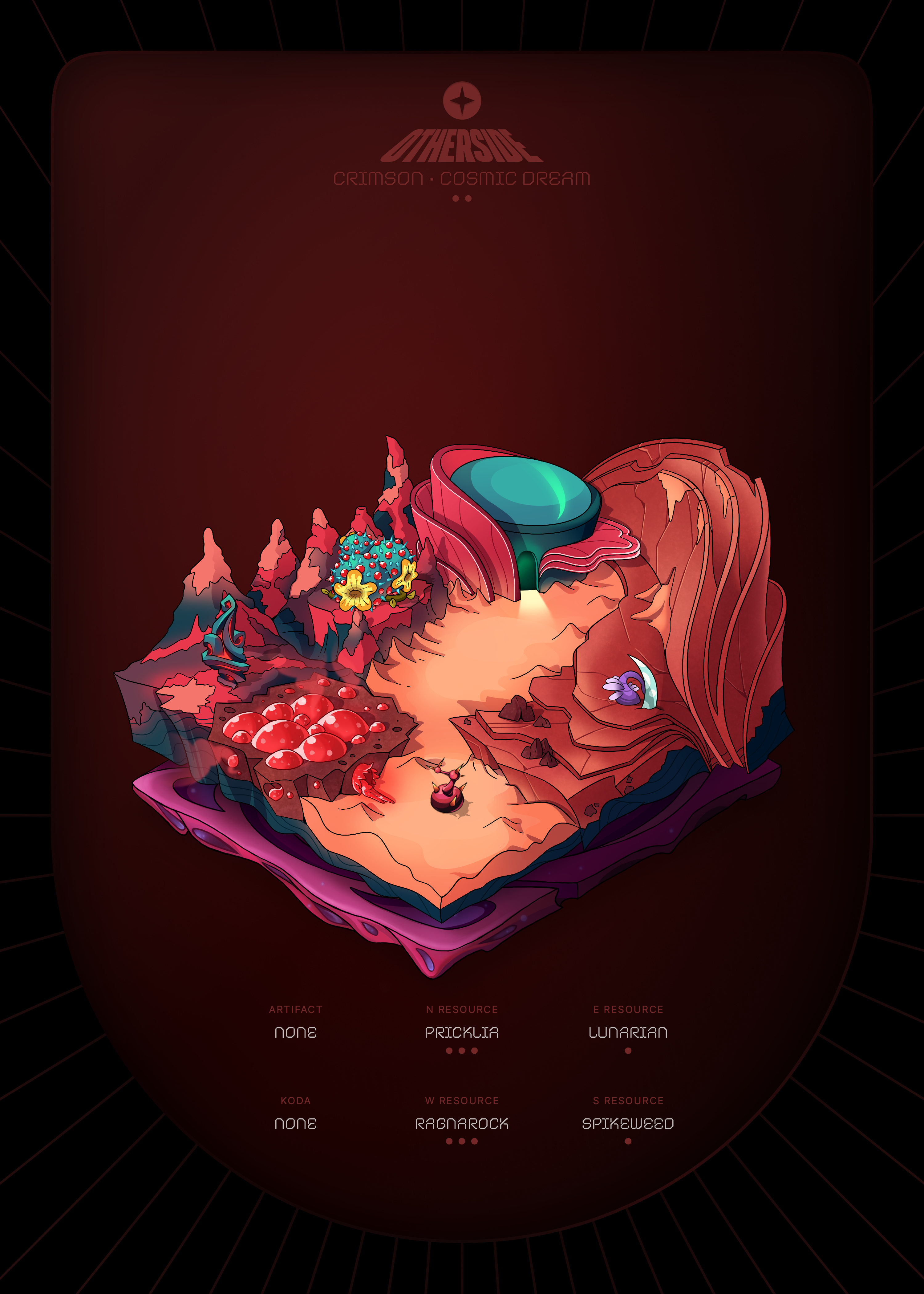 Otherdeed #93889 — Crimson