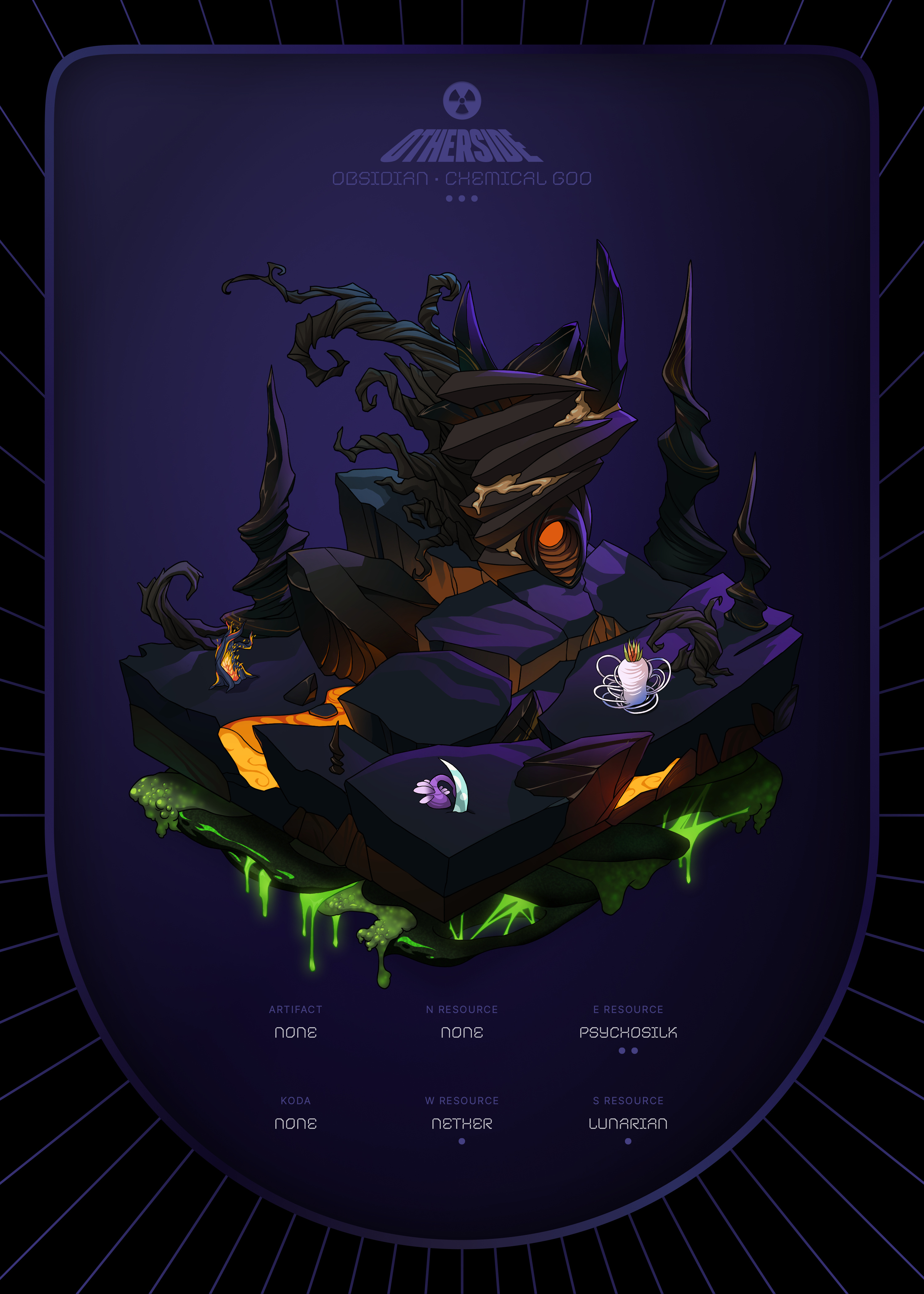 Otherdeed #22614 — Obsidian