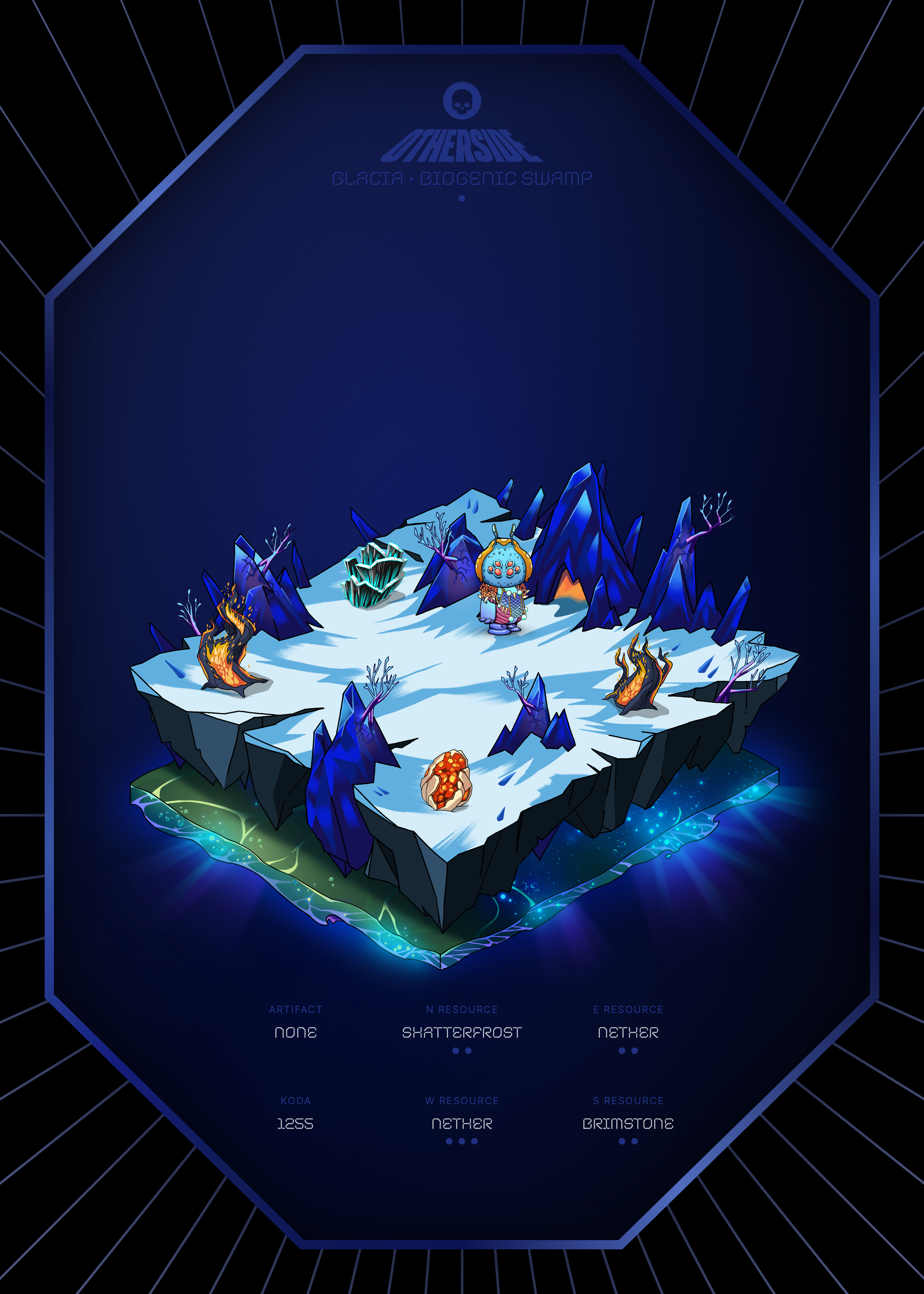 Otherdeed #7873 — Glacia
