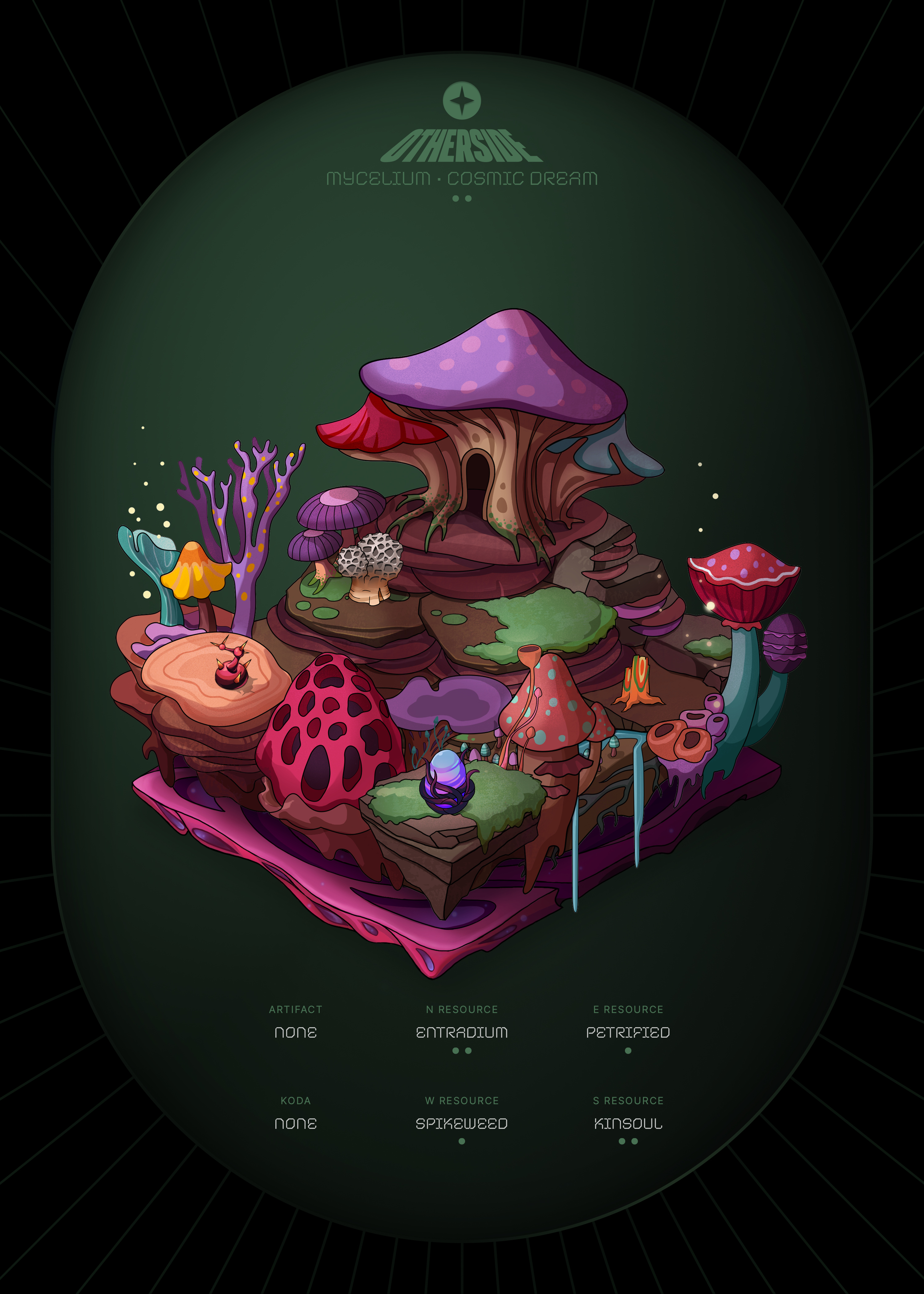 Otherdeed #32315 — Mycelium