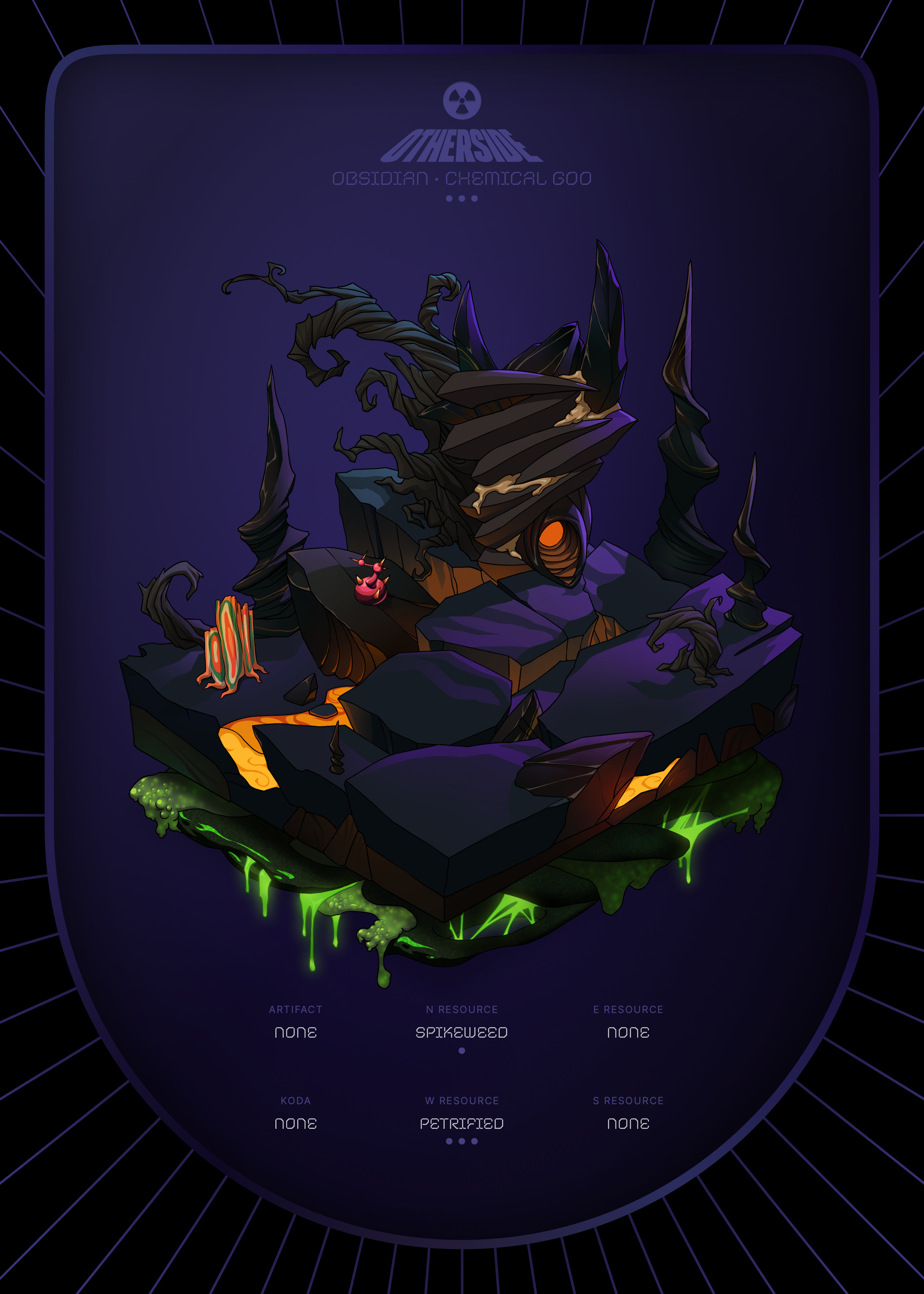 Otherdeed #13909 — Obsidian