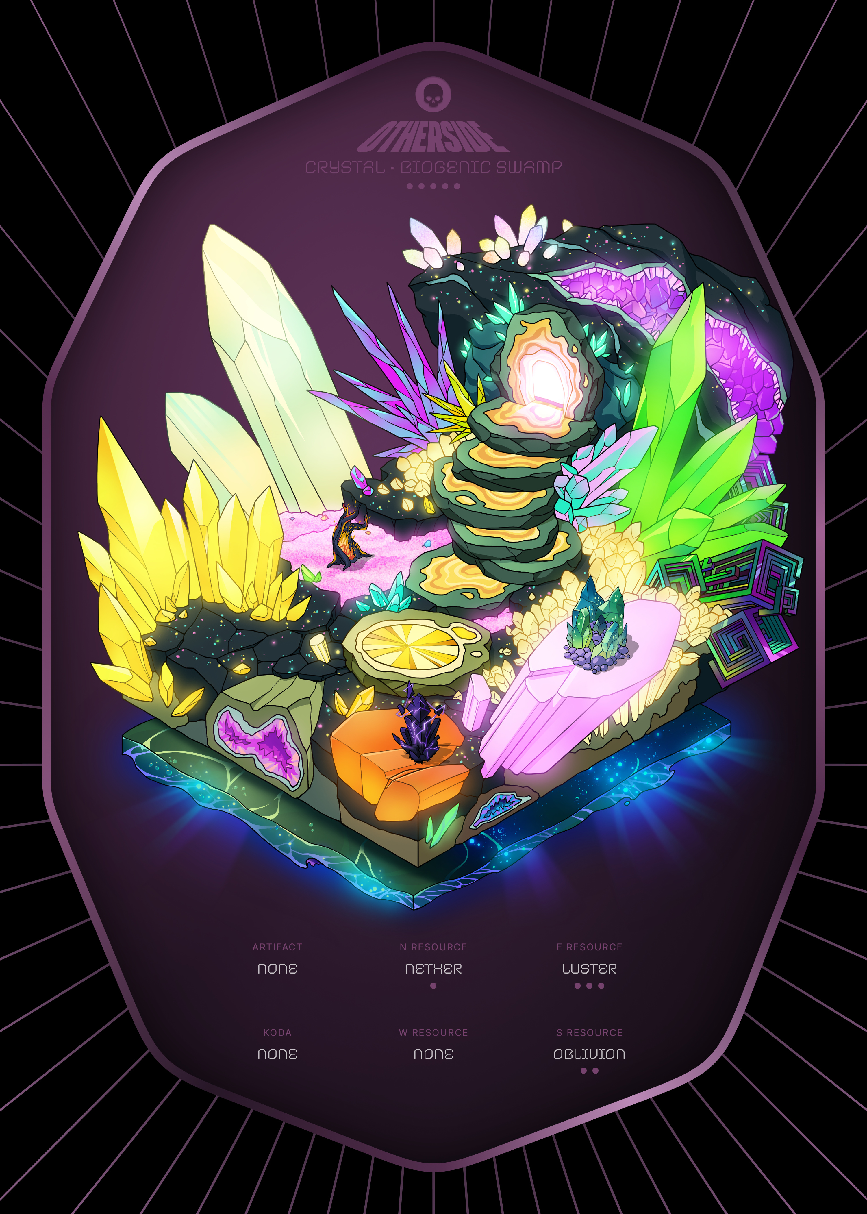 Otherdeed #8135 — Crystal