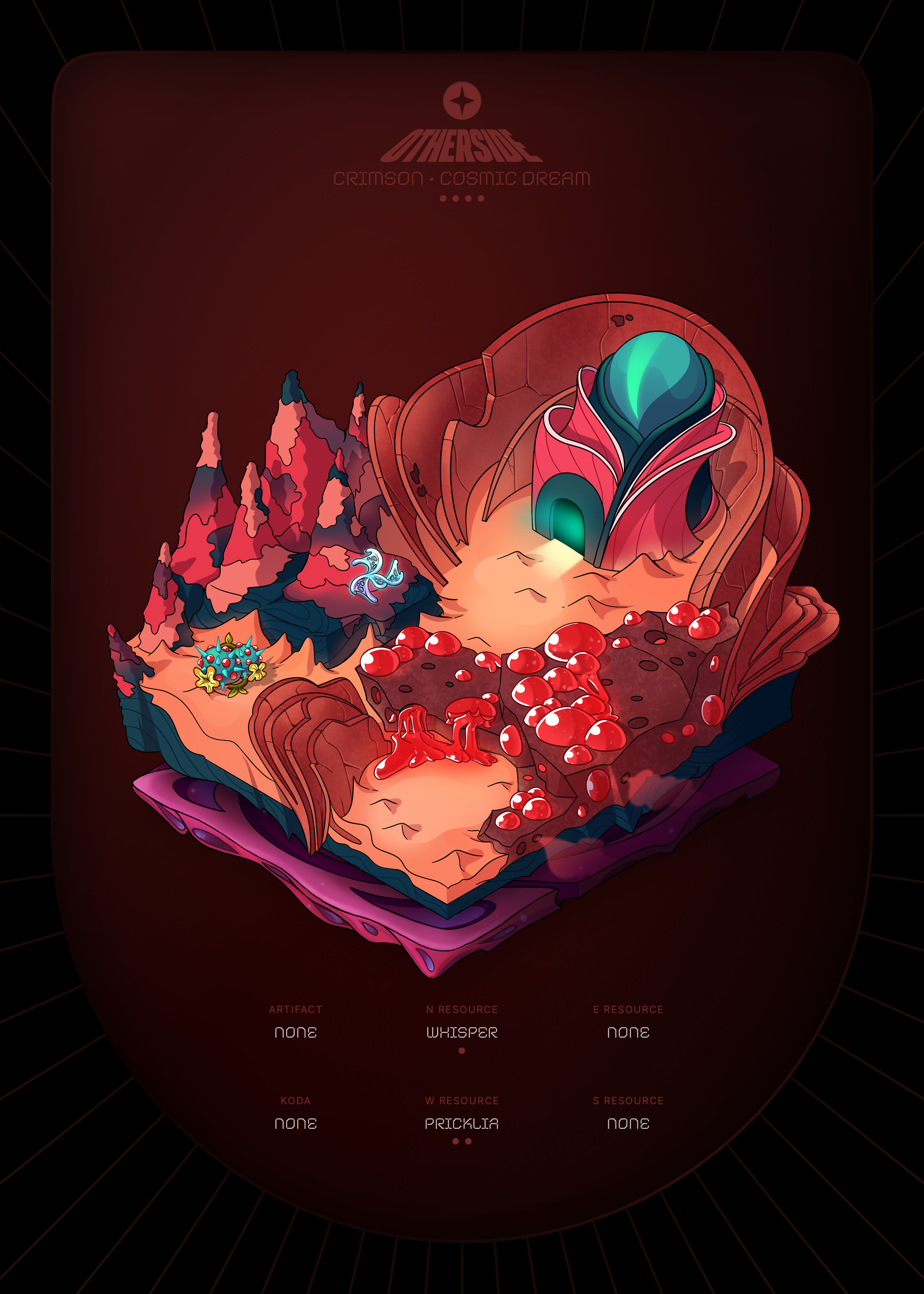 Otherdeed #97372 — Crimson