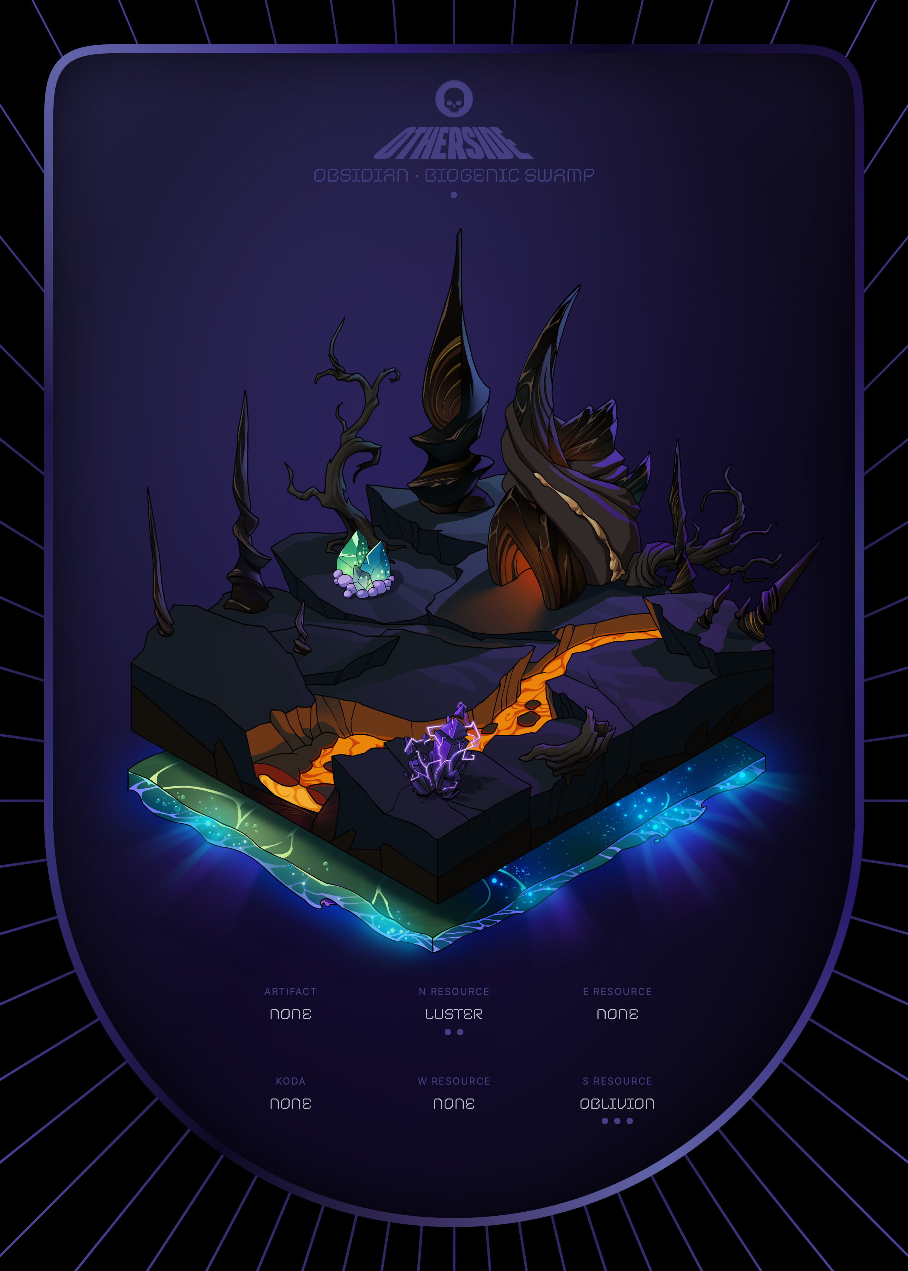 Otherdeed #1522 — Obsidian