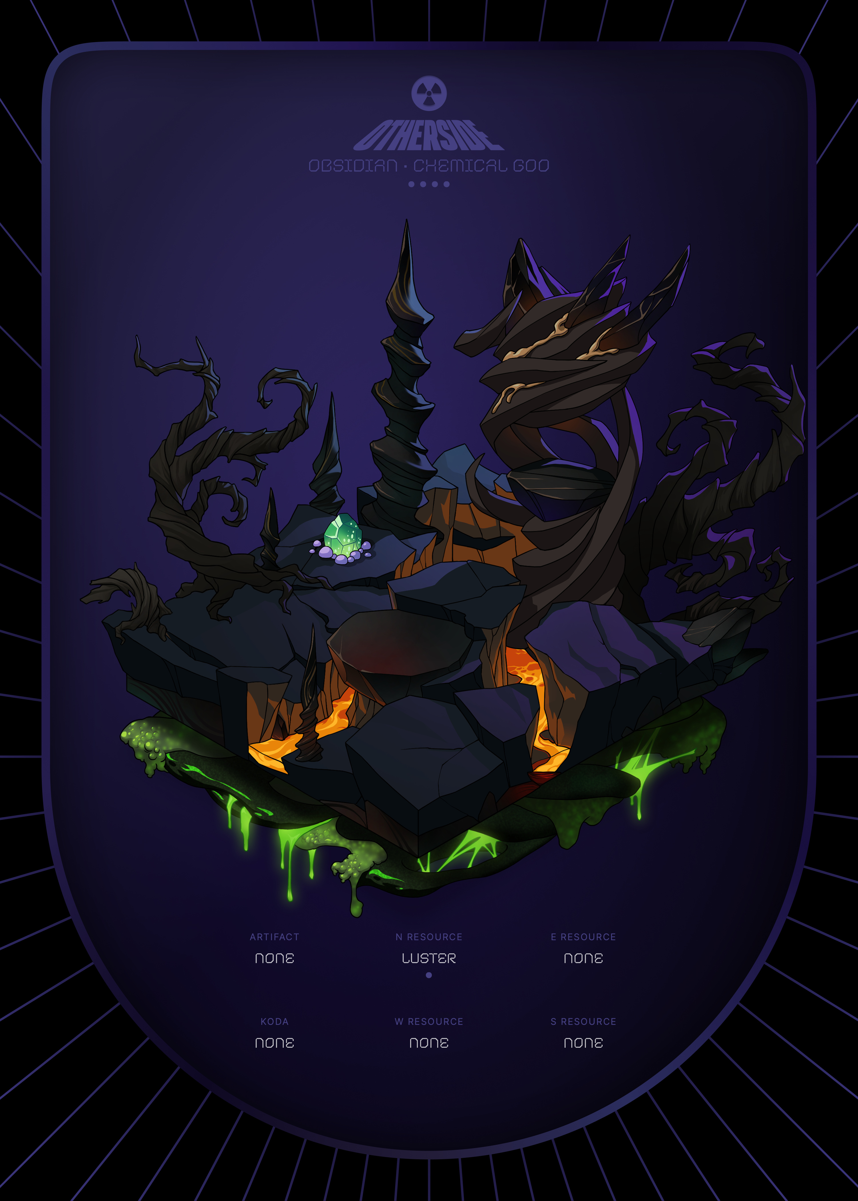 Otherdeed #25210 — Obsidian