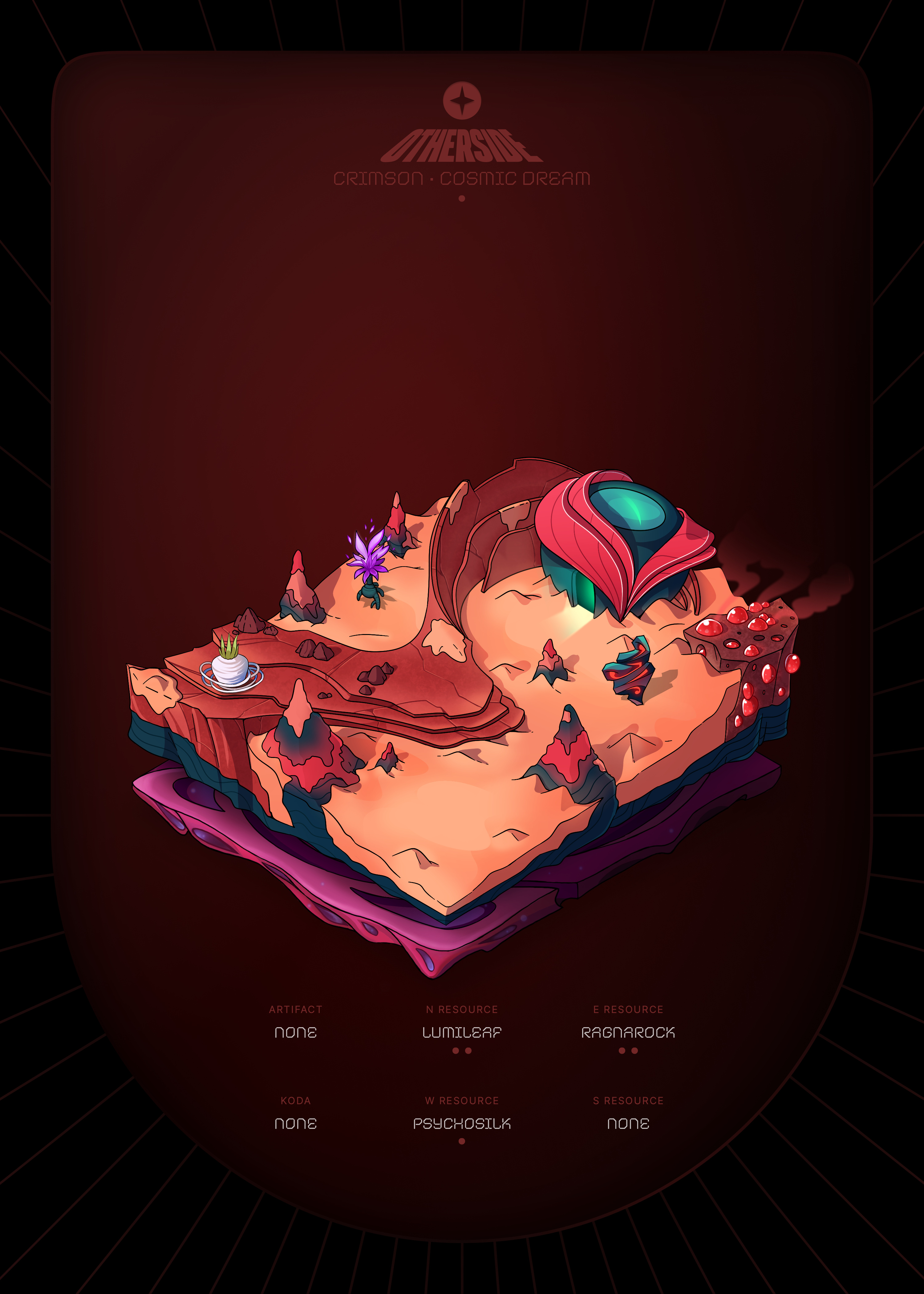 Otherdeed #36511 — Crimson