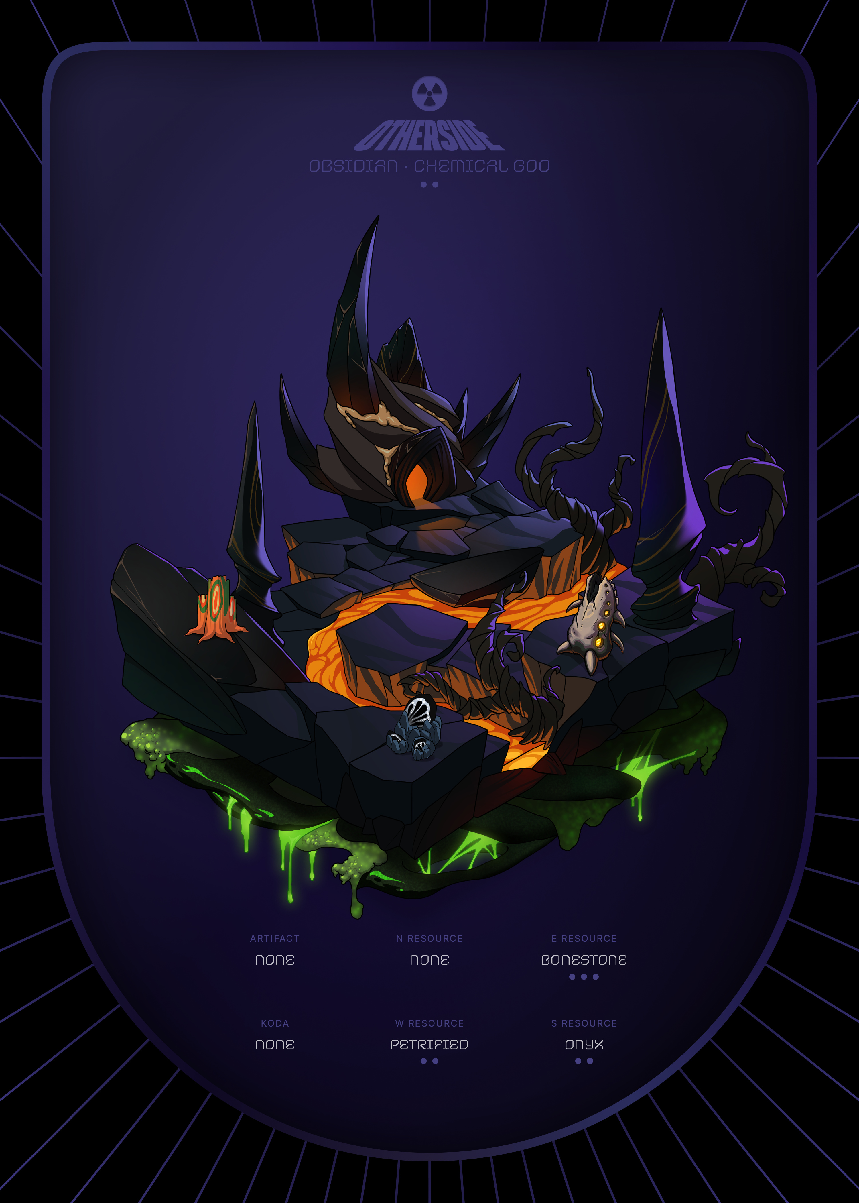 Otherdeed #14485 — Obsidian
