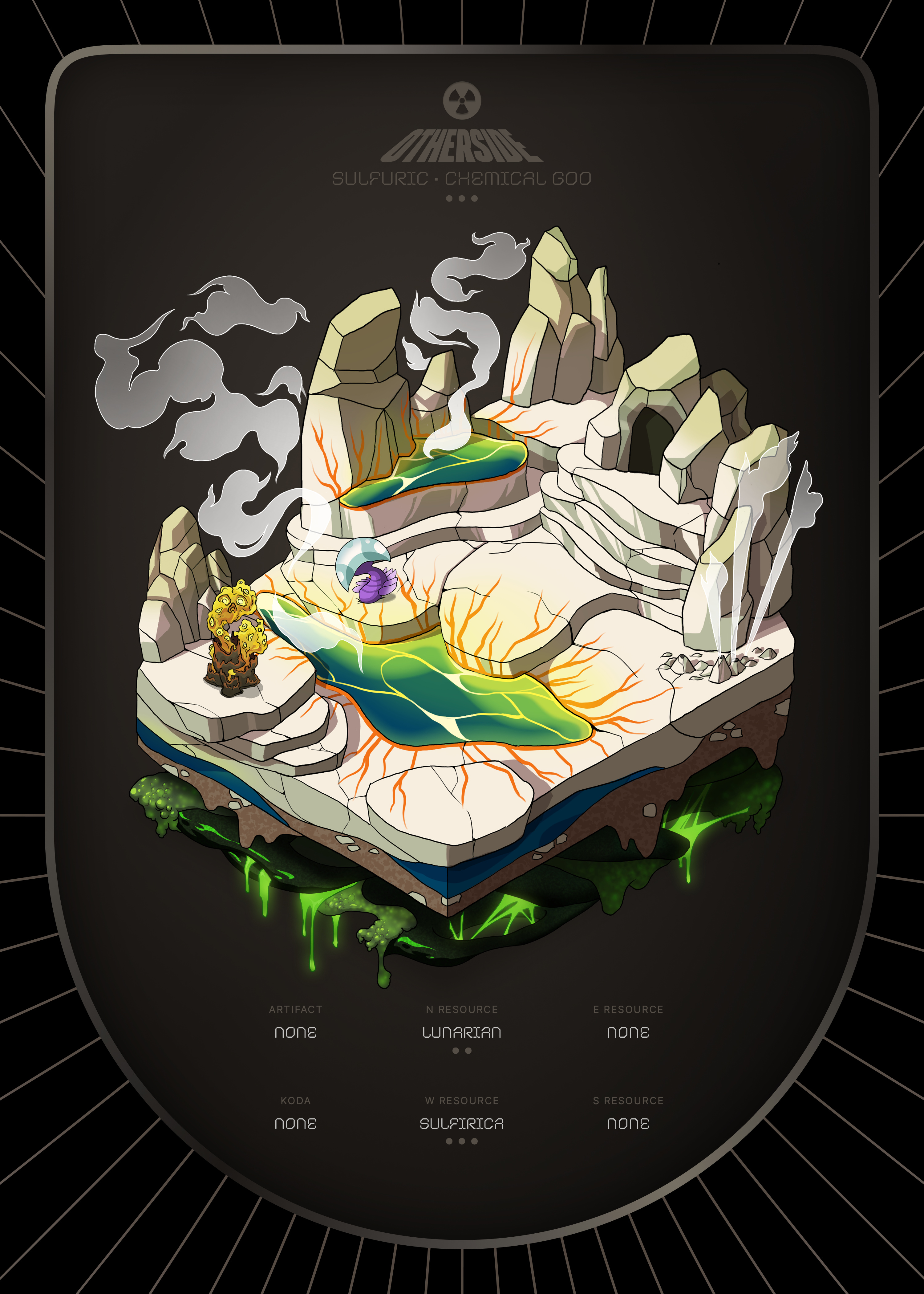 Otherdeed #10776 — Sulfuric