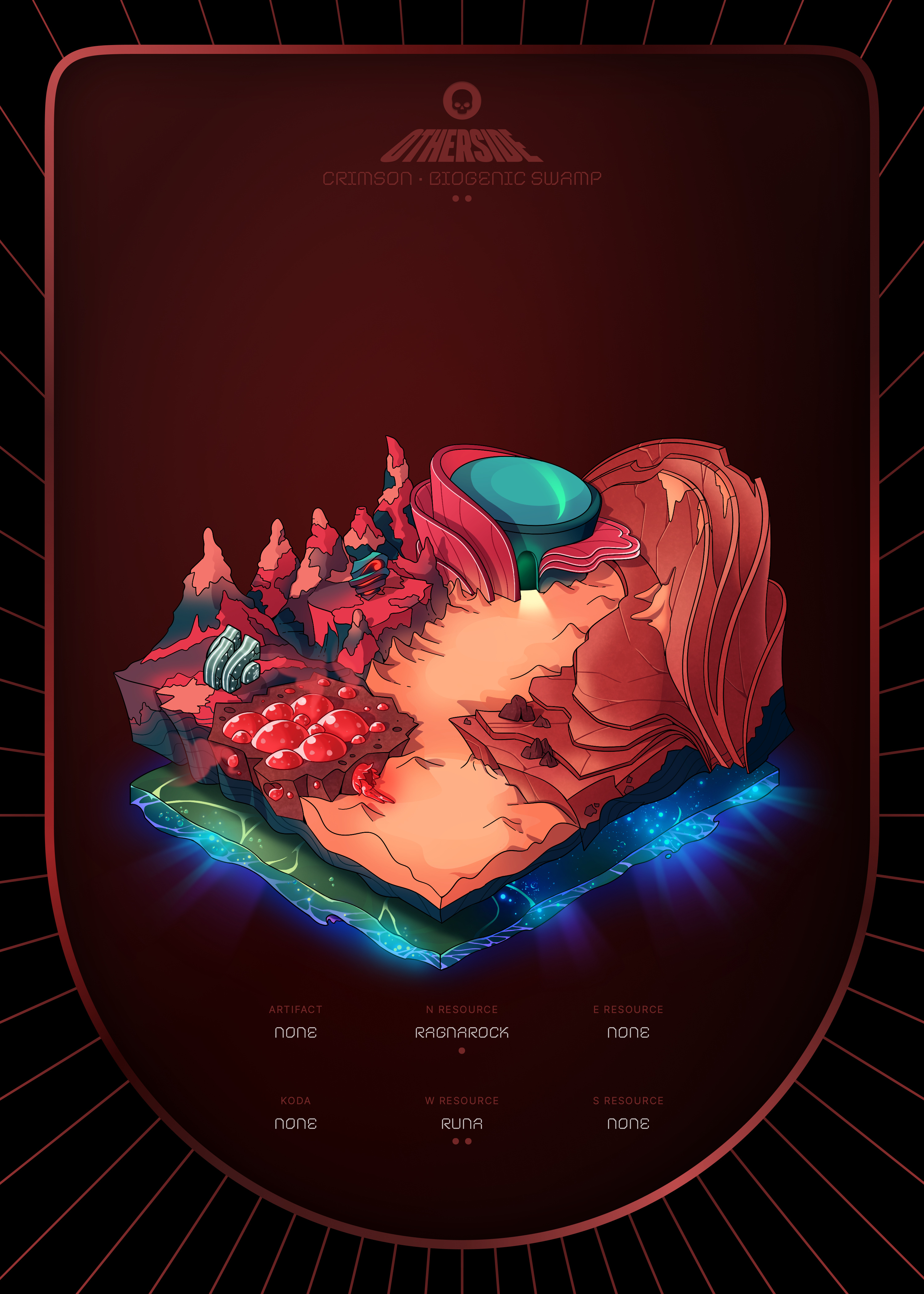 Otherdeed #7159 — Crimson