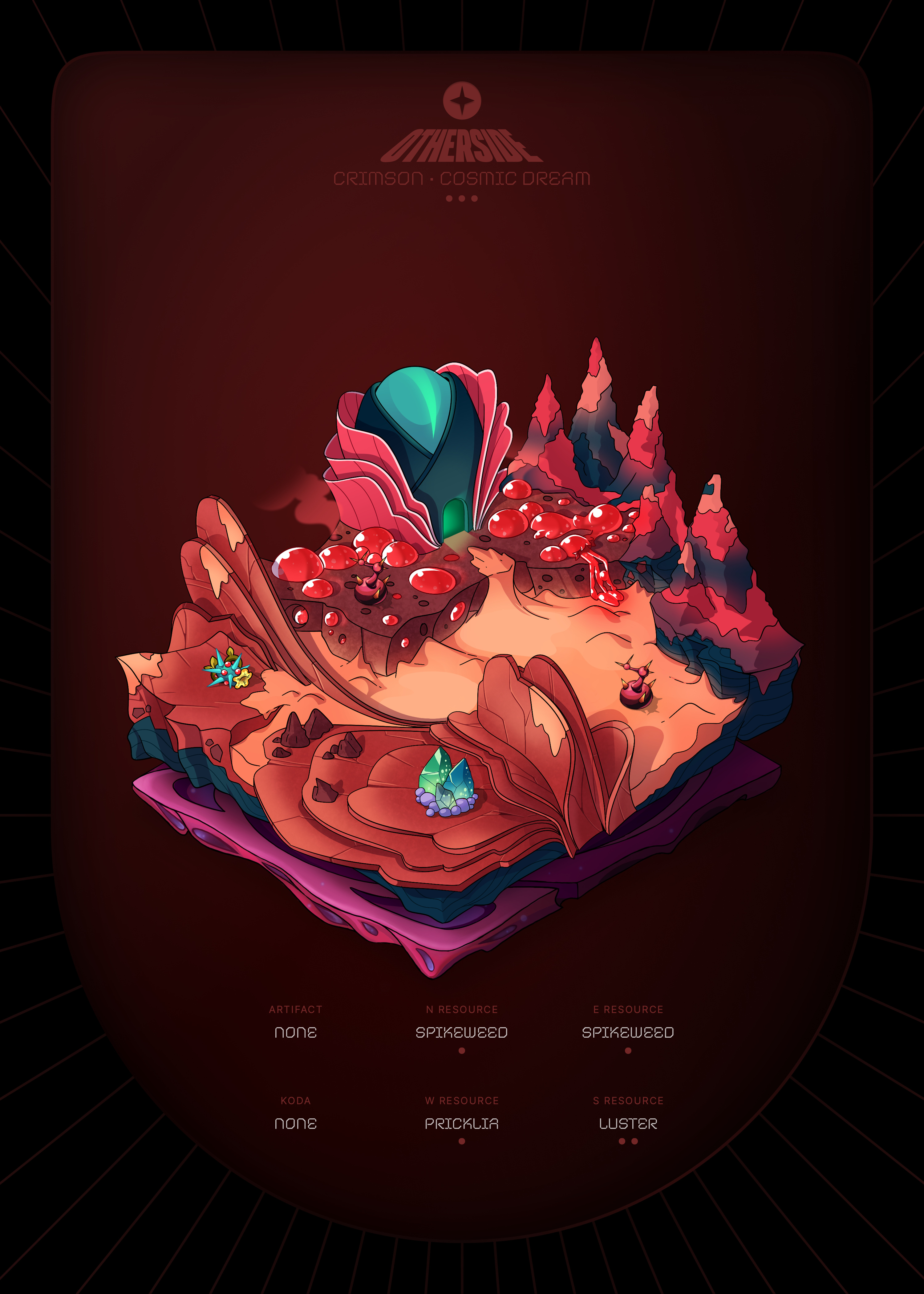 Otherdeed #87633 — Crimson