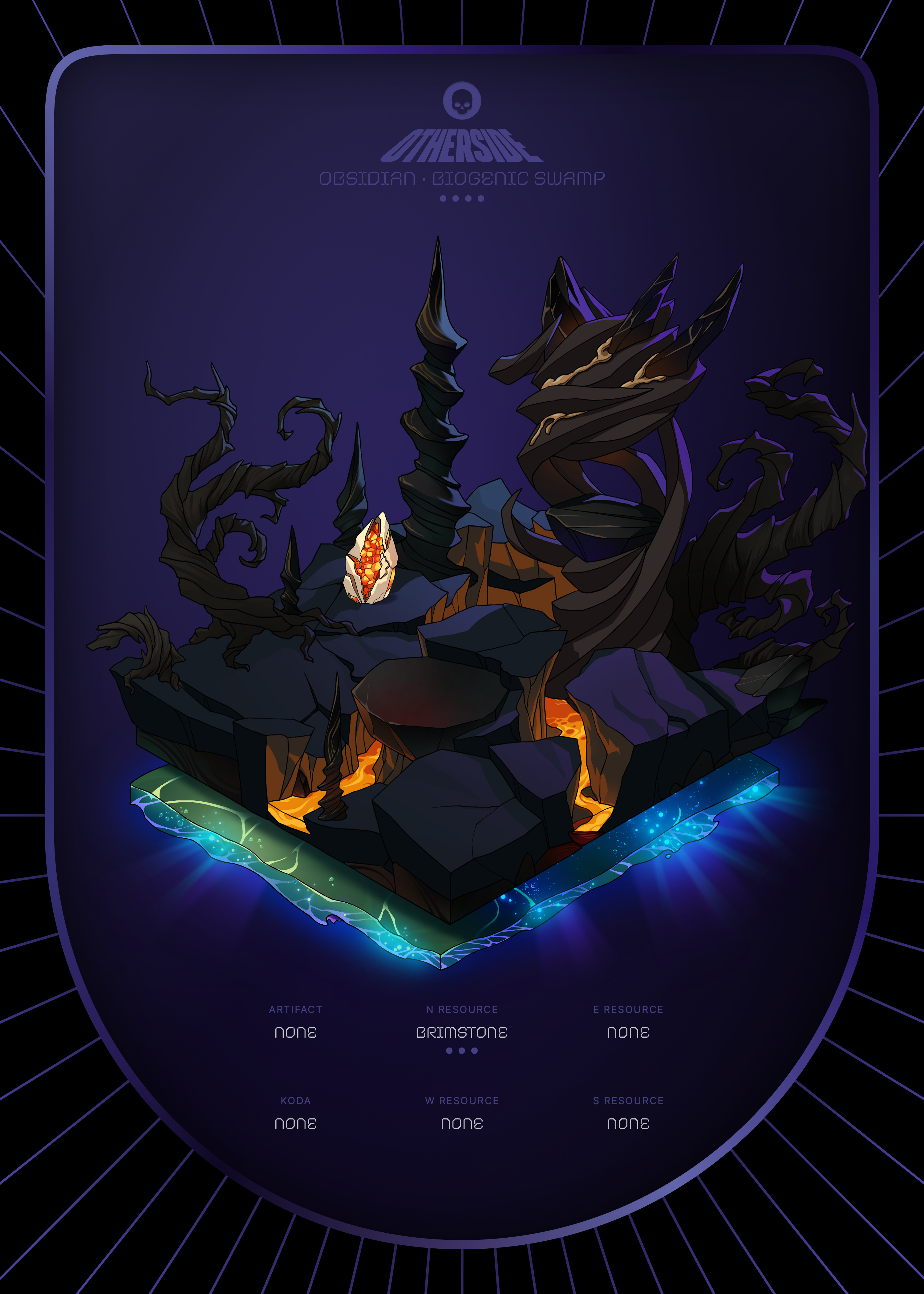 Otherdeed #7487 — Obsidian