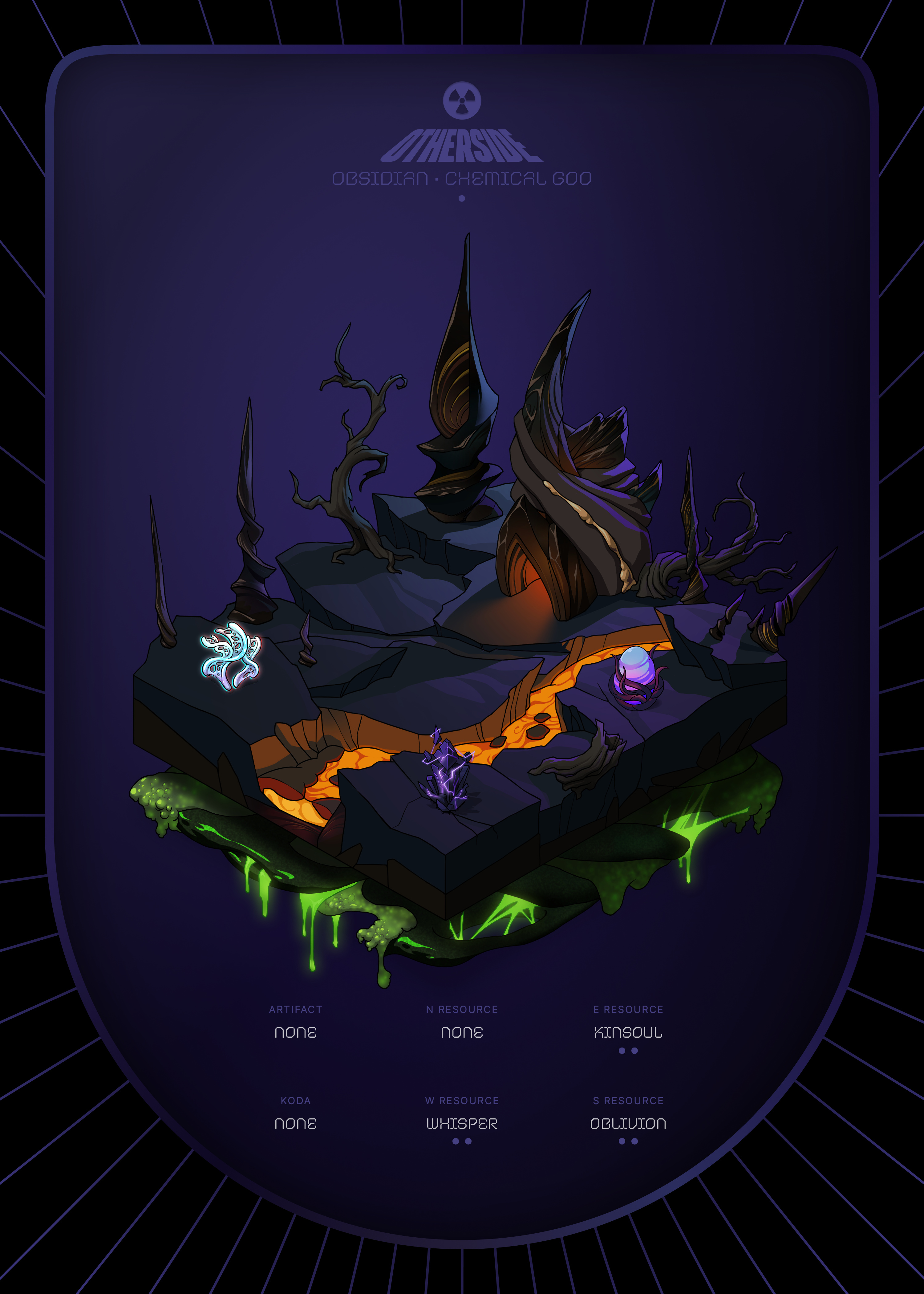 Otherdeed #11841 — Obsidian