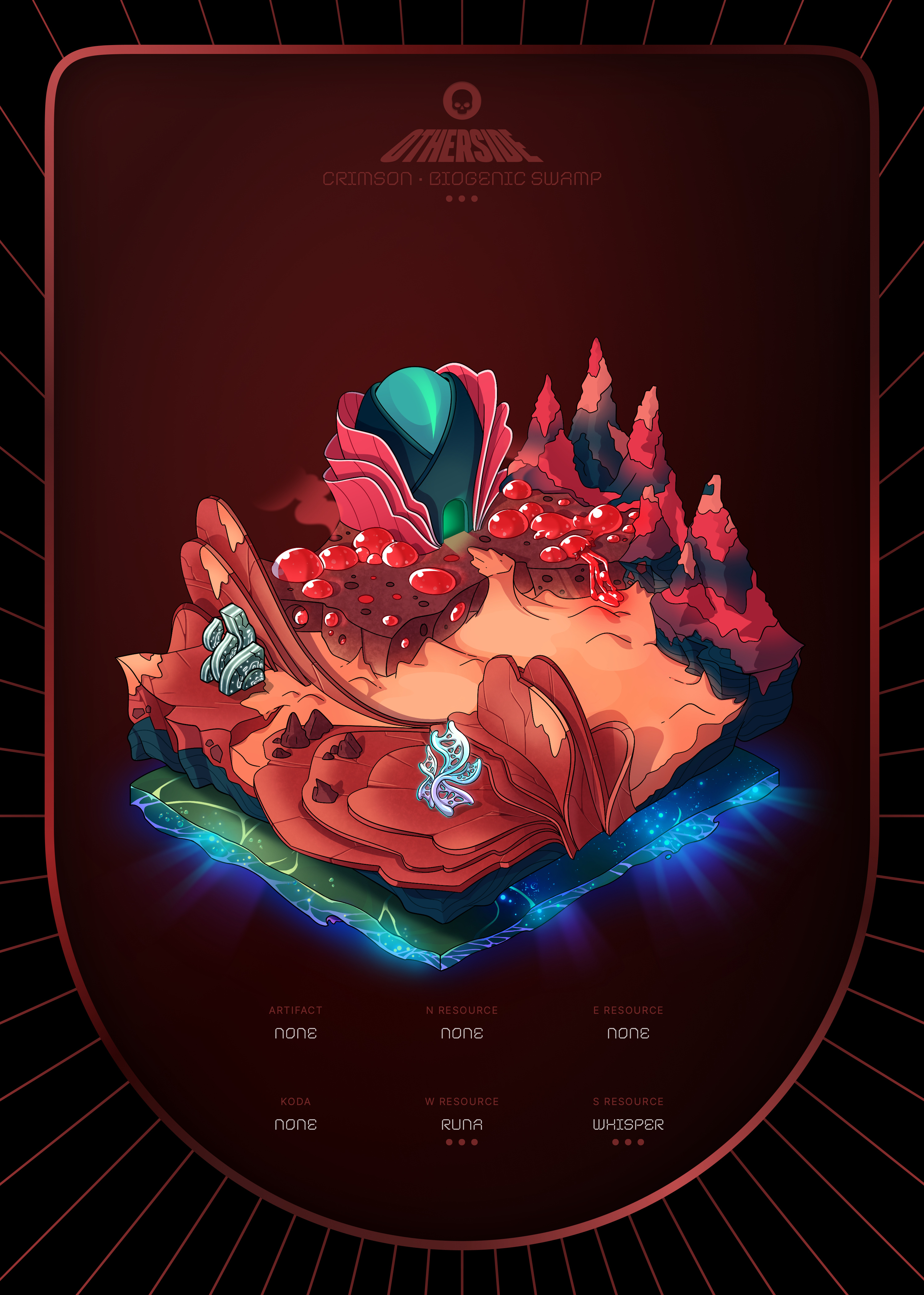 Otherdeed #6476 — Crimson