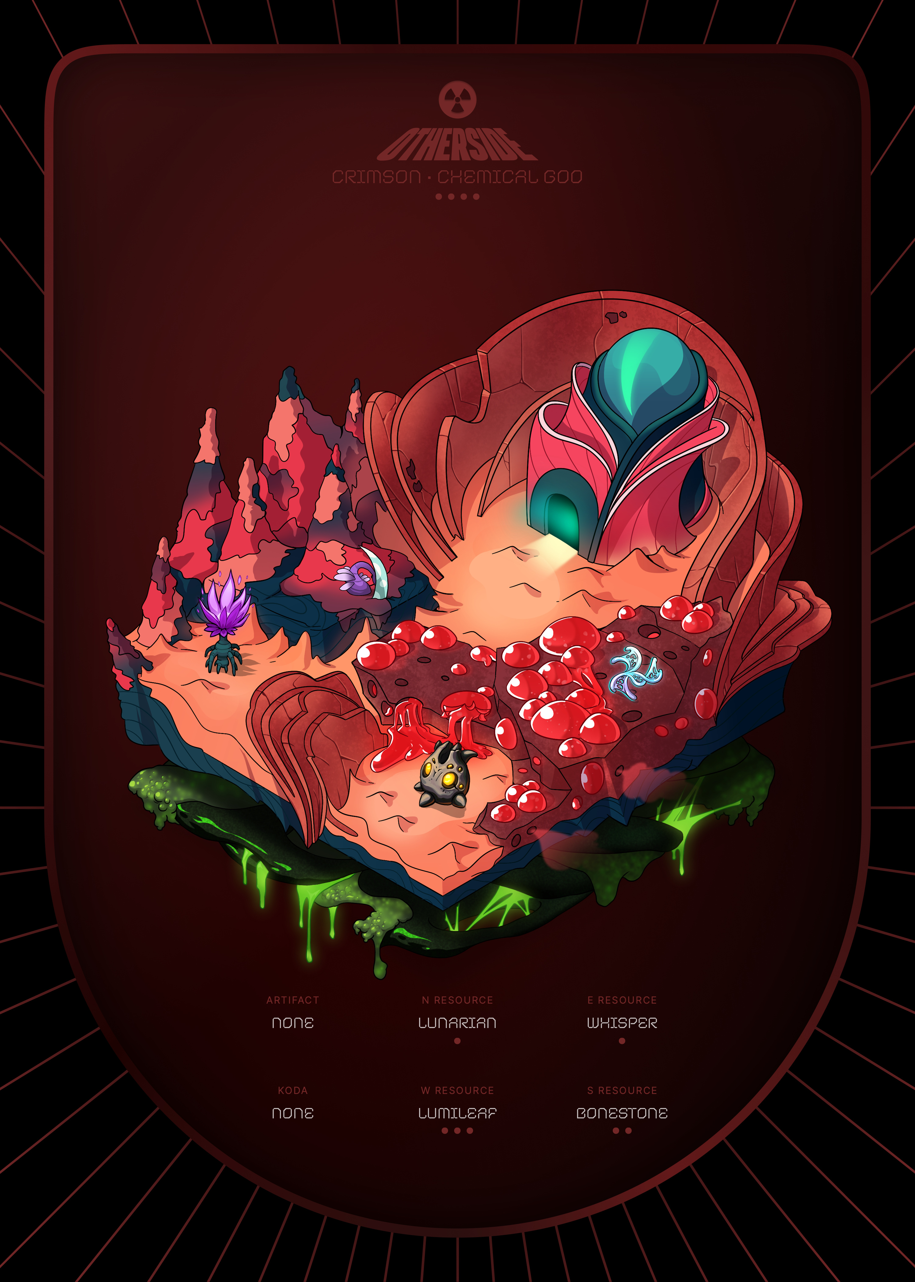Otherdeed #13712 — Crimson