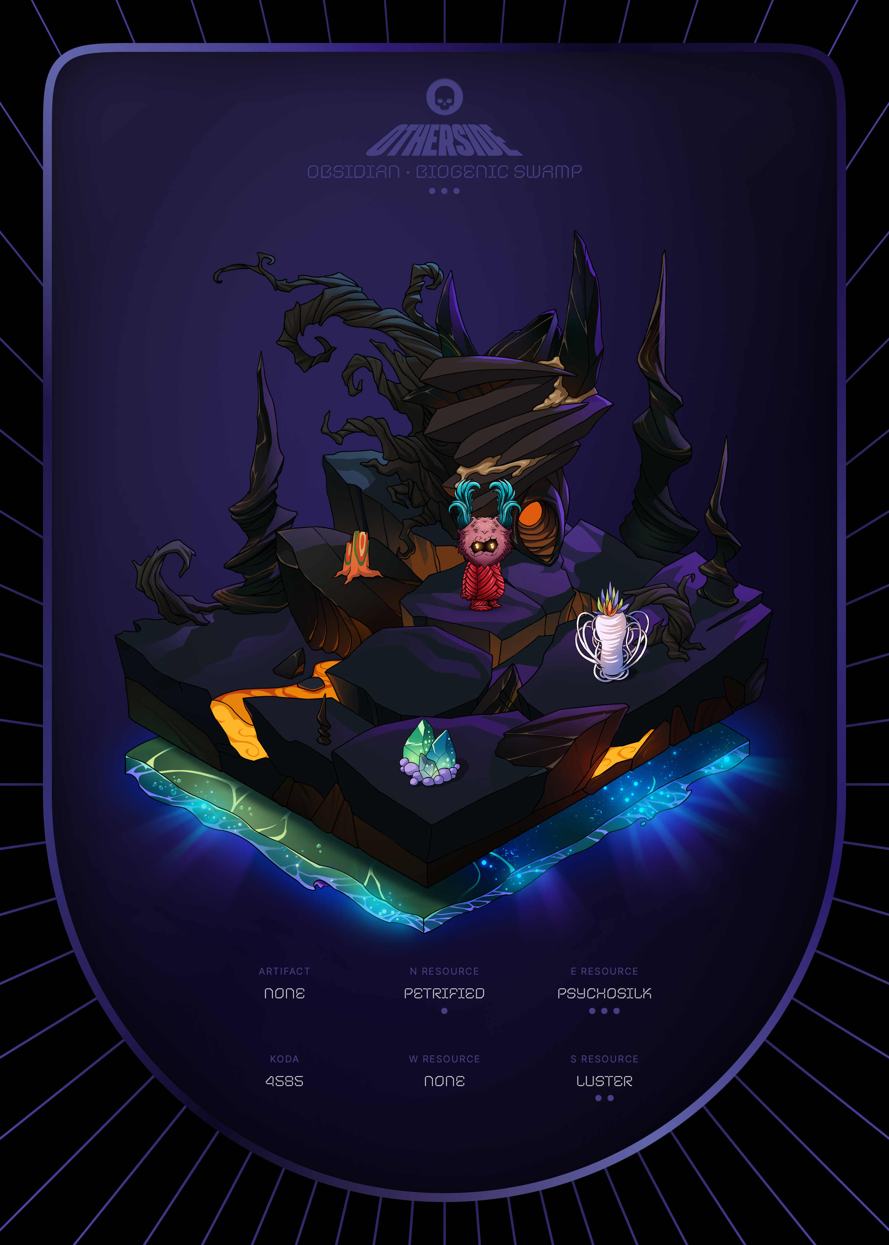 Otherdeed #3812 — Obsidian